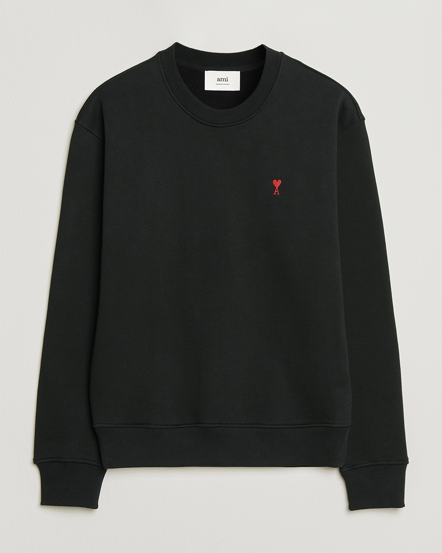 Mies | Puserot | AMI | Heart Logo Sweatshirt Black