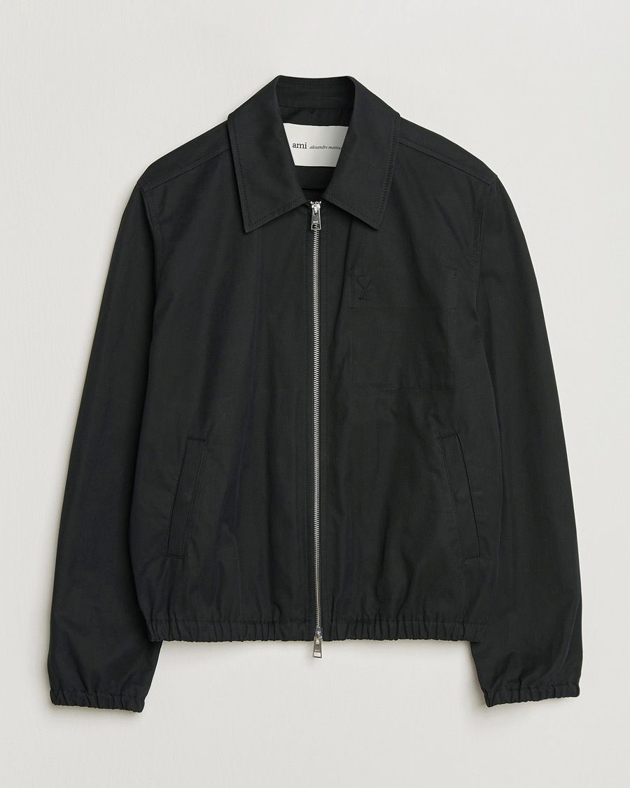 Mies | Takit | AMI | Zipped Jacket Black