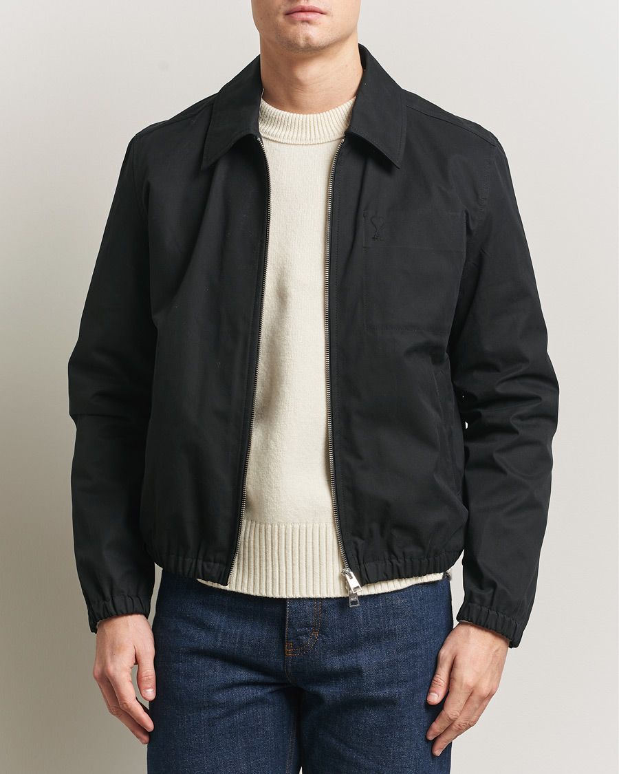 Mies | Takit | AMI | Zipped Jacket Black