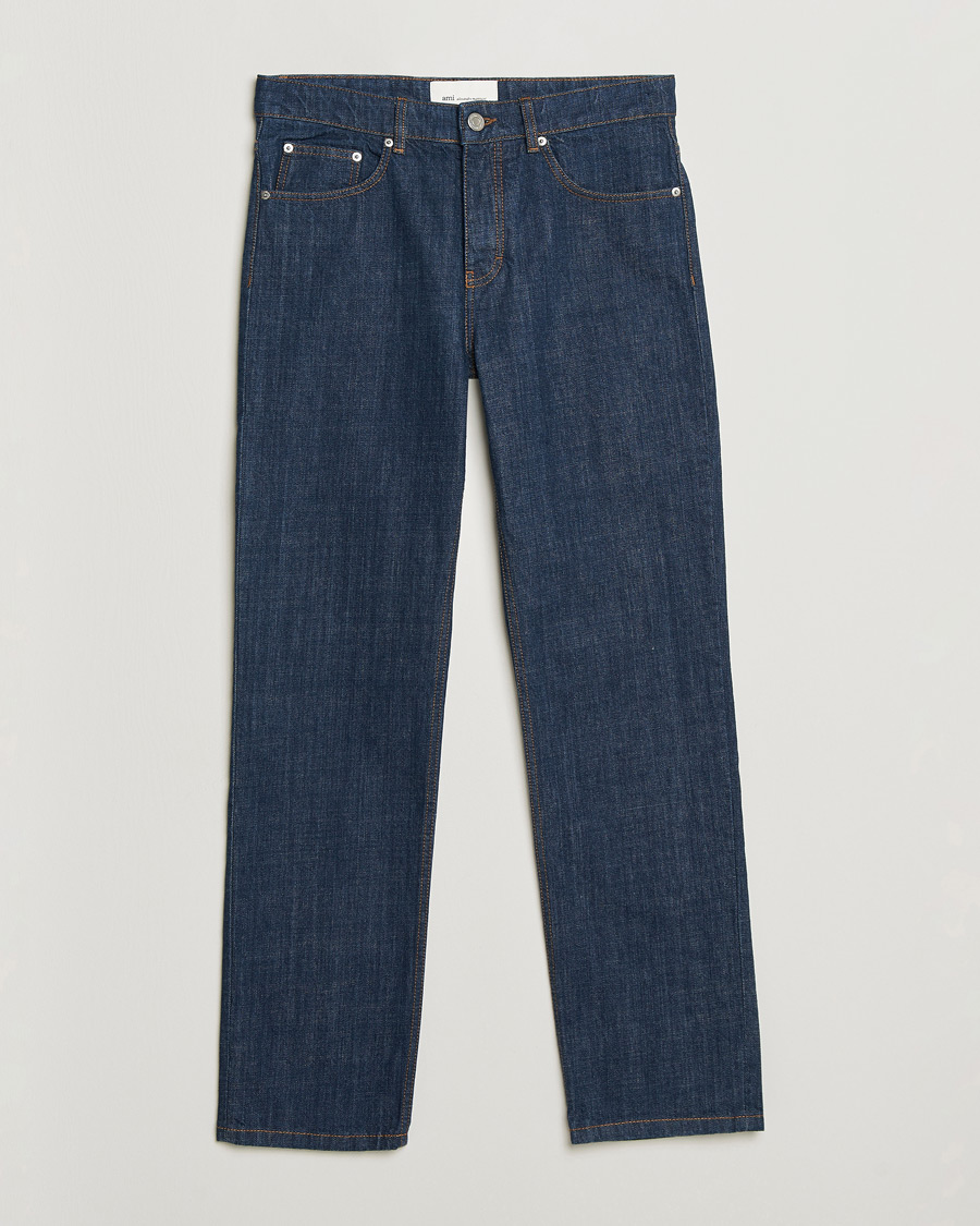 Mies | Housut | AMI | Classic Fit Jeans Indigo