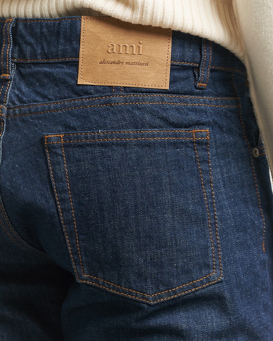 Mies | Farkut | AMI | Classic Fit Jeans Indigo