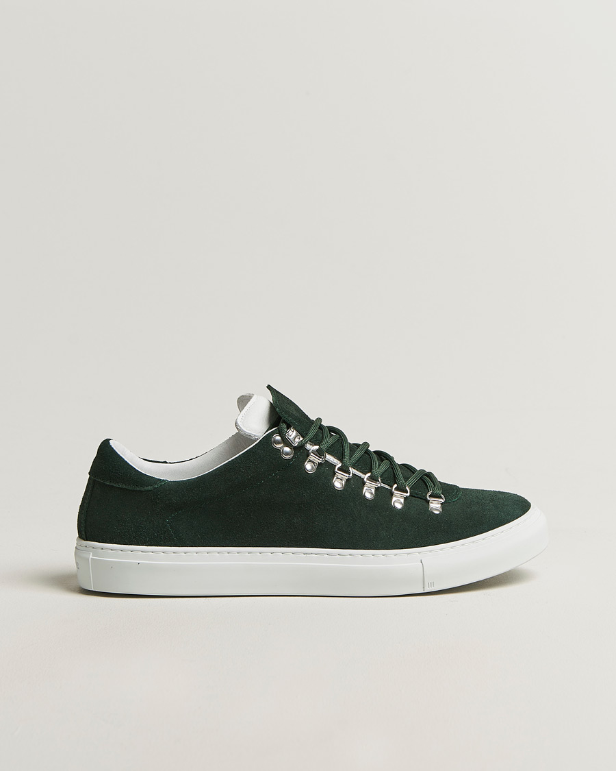 Mies | Tennarit | Diemme | Marostica Low Sneaker Bottle Green Suede