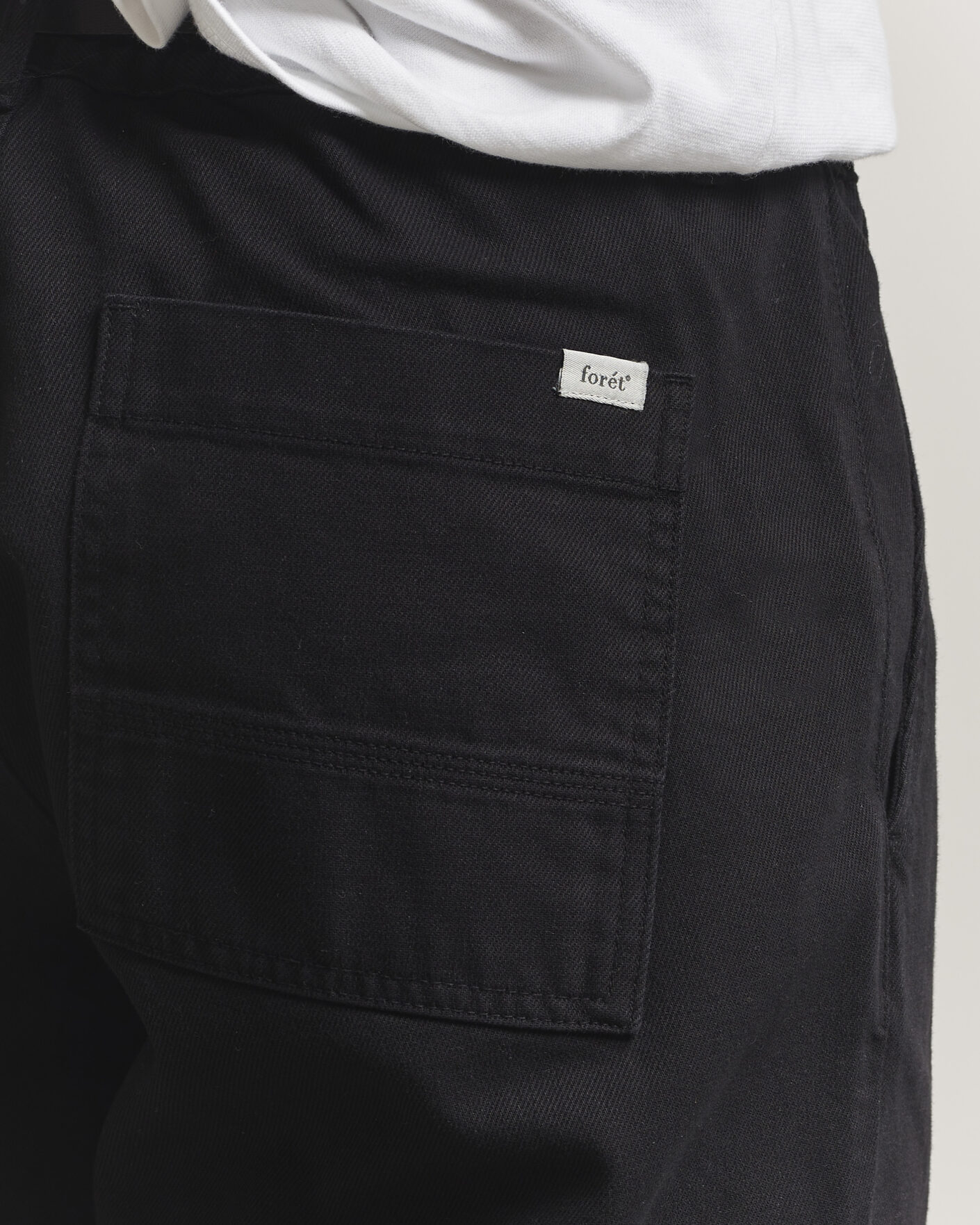 Mies | Housut | Forét | Clay Twill Pants Black