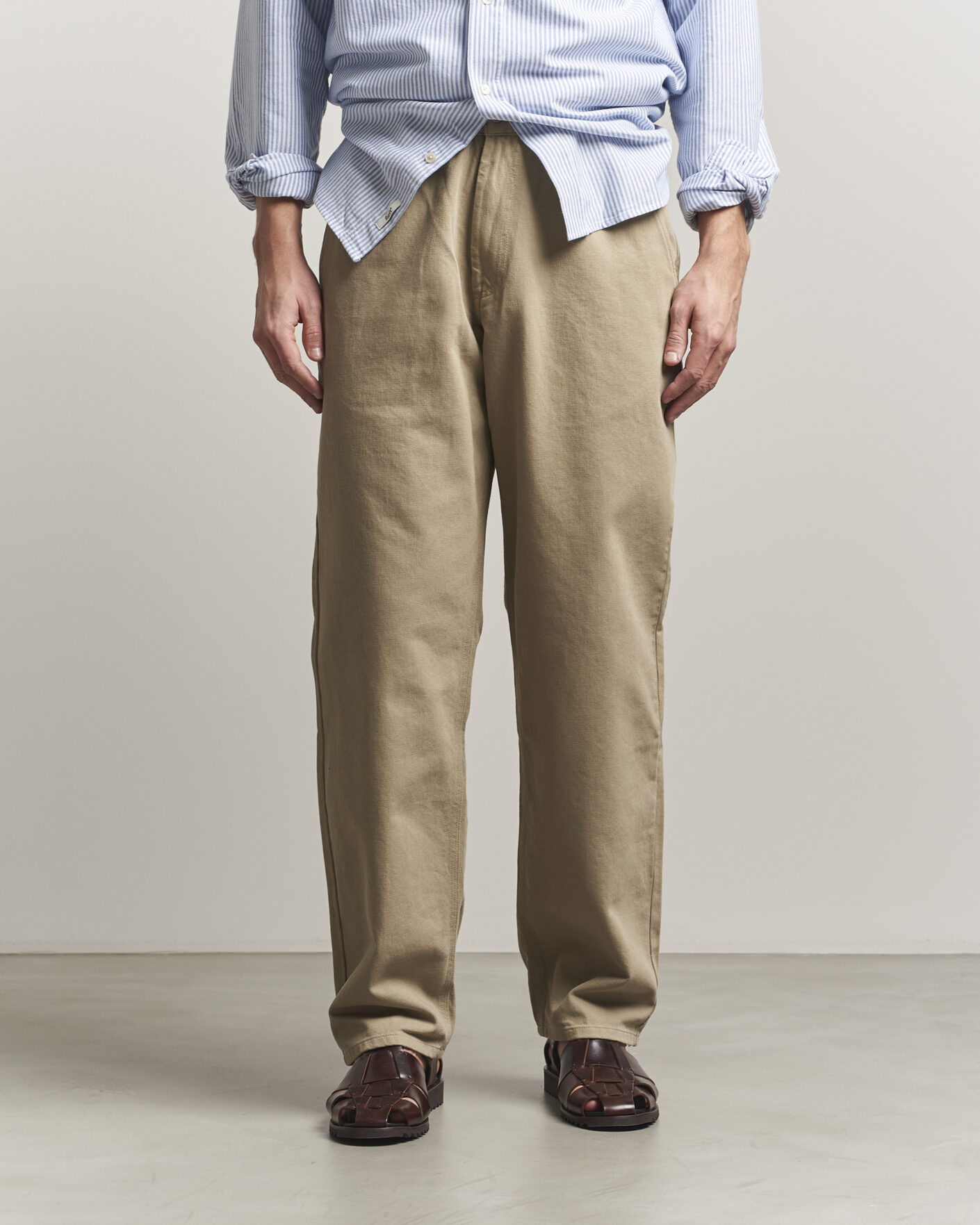 Mies | Housut | Forét | Clay Twill Pants Khaki
