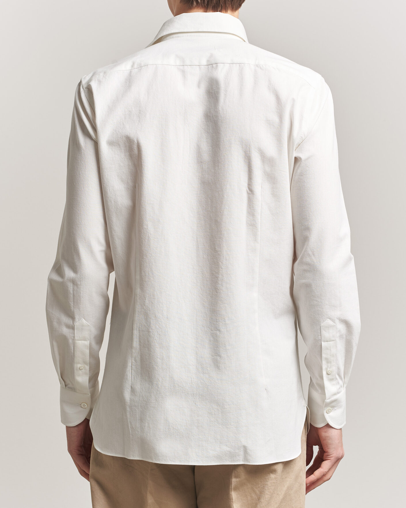 Mies | Kauluspaidat | 100Hands | Washed Japanese Denim Shirt Off White