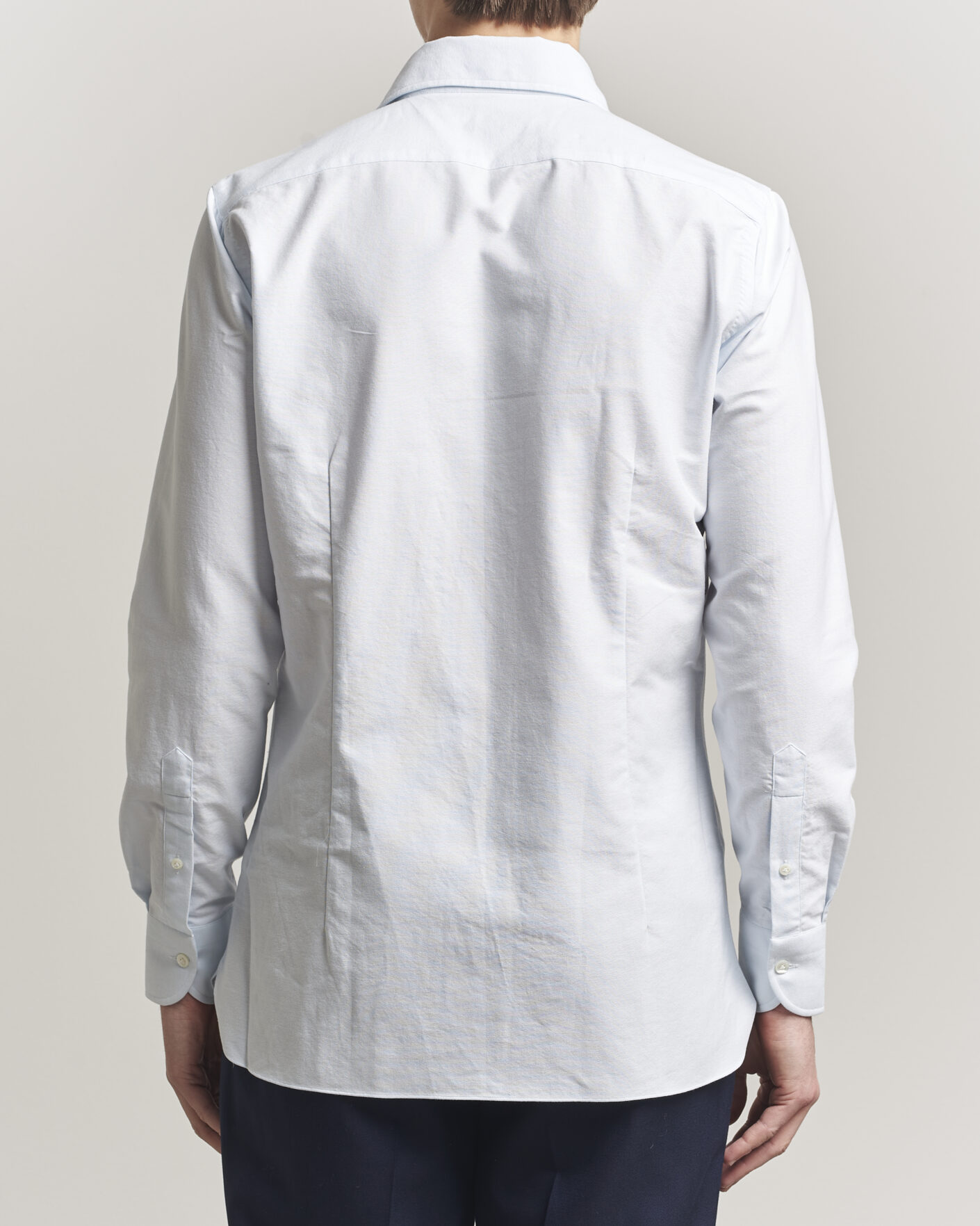 Mies | Kauluspaidat | 100Hands | Washed Oxford Shirt Light Blue