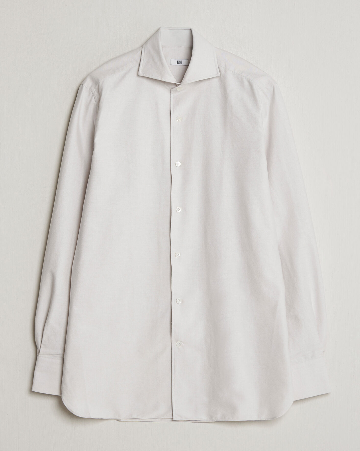 Mies | Kauluspaidat | 100Hands | Washed Oxford Shirt Grey