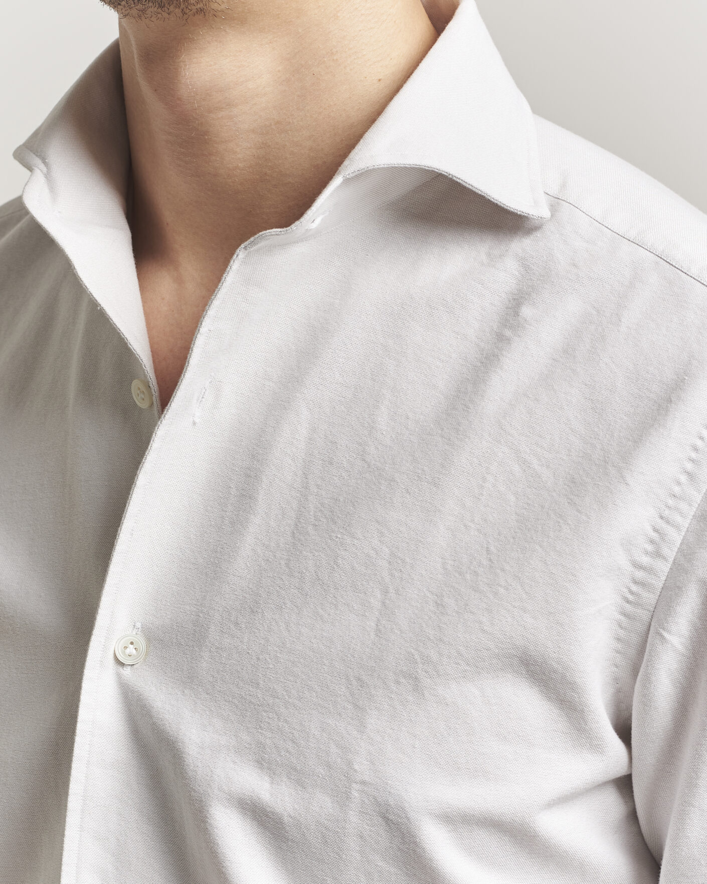 Mies | Kauluspaidat | 100Hands | Washed Oxford Shirt Grey