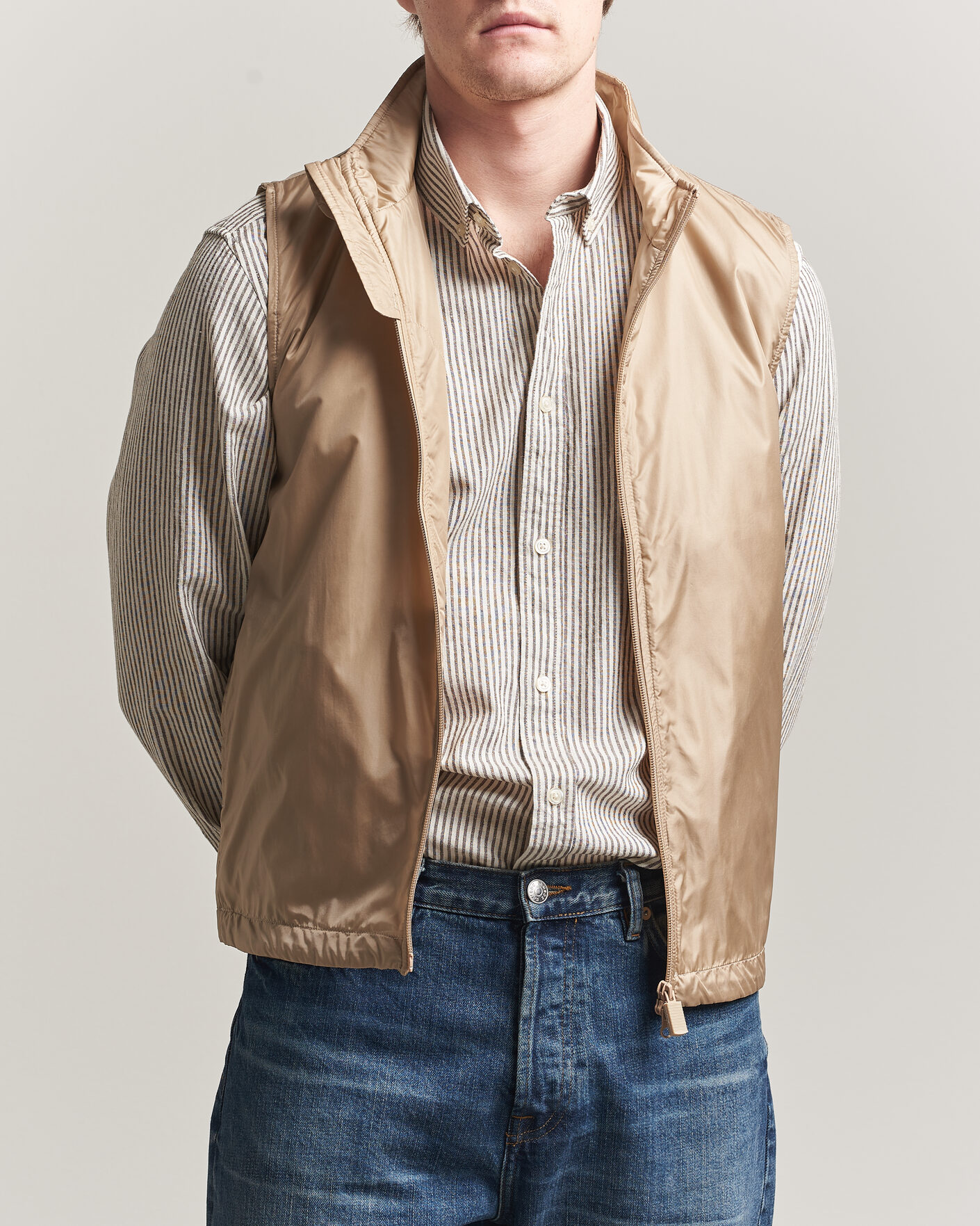 Mies | Ulkoliivit | Aspesi | Vernes Nylon Gilet Beige