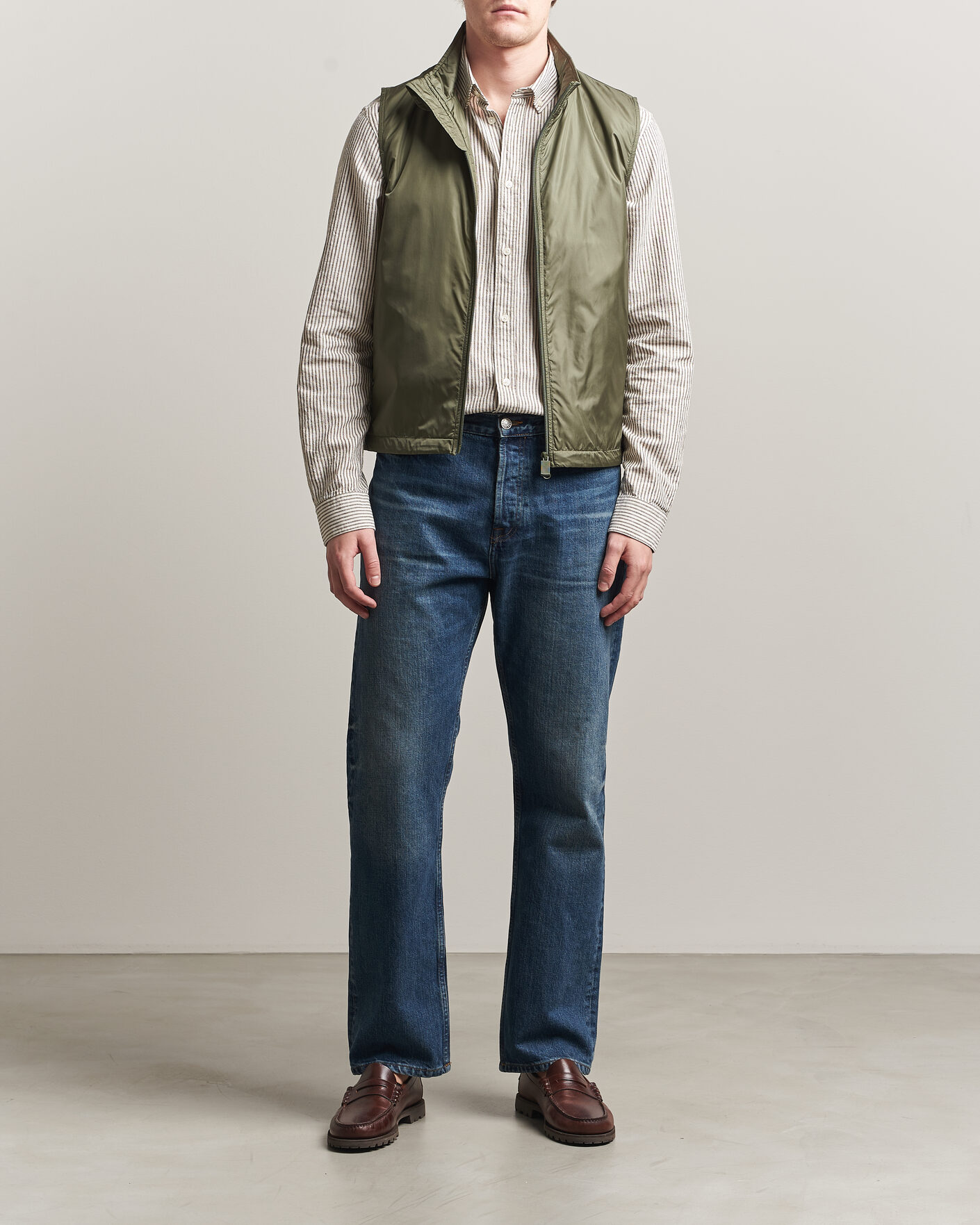Mies | Ulkoliivit | Aspesi | Vernes Nylon Gilet Olive