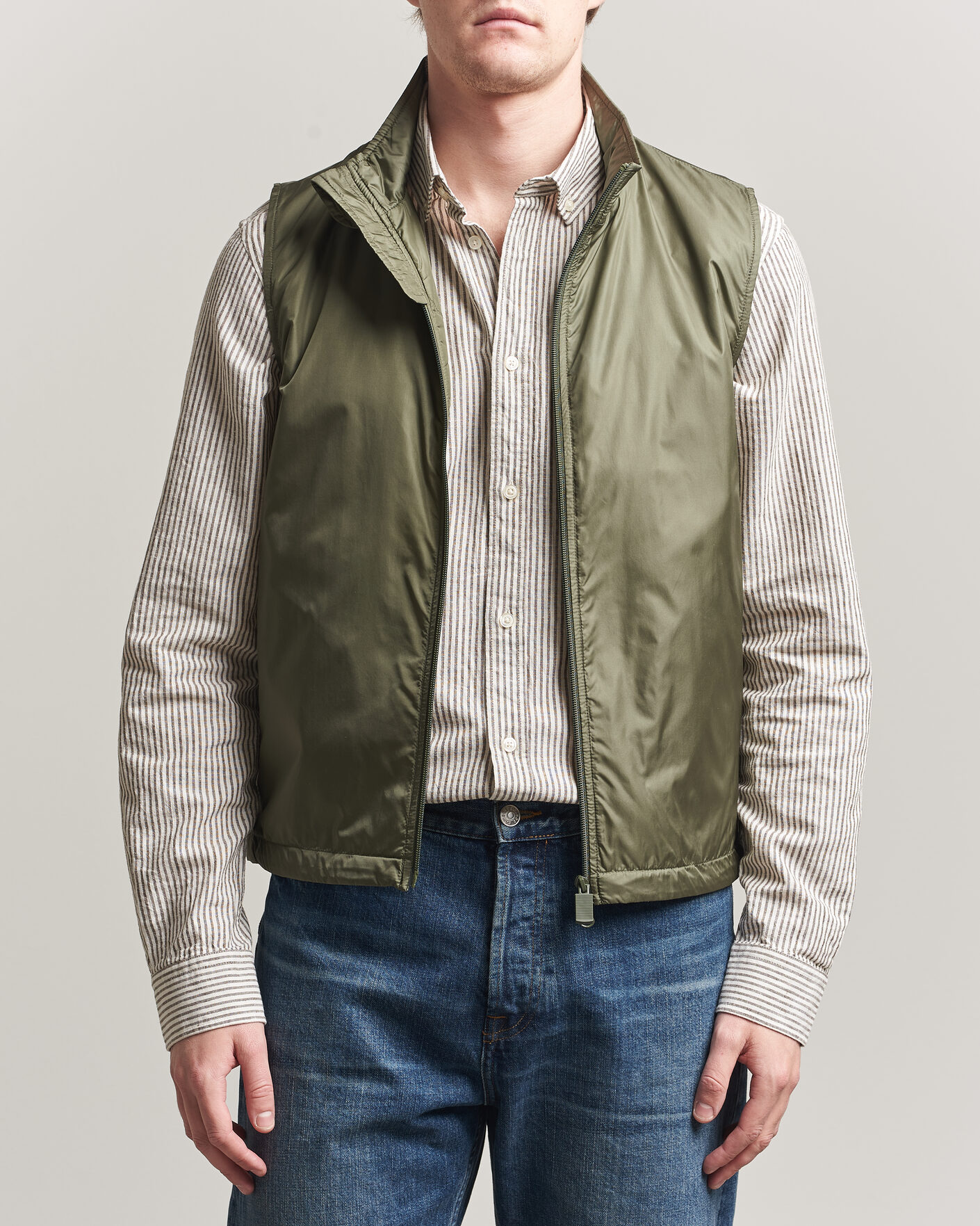 Mies | Ulkoliivit | Aspesi | Vernes Nylon Gilet Olive