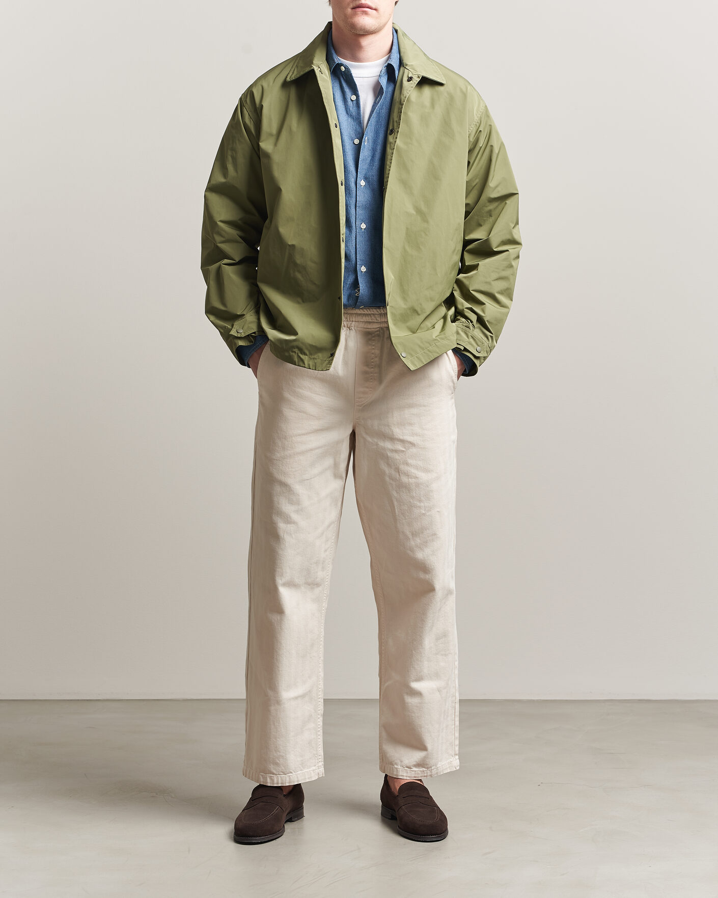 Mies | Takit | Aspesi | Pollard Varsity Jacket Olive