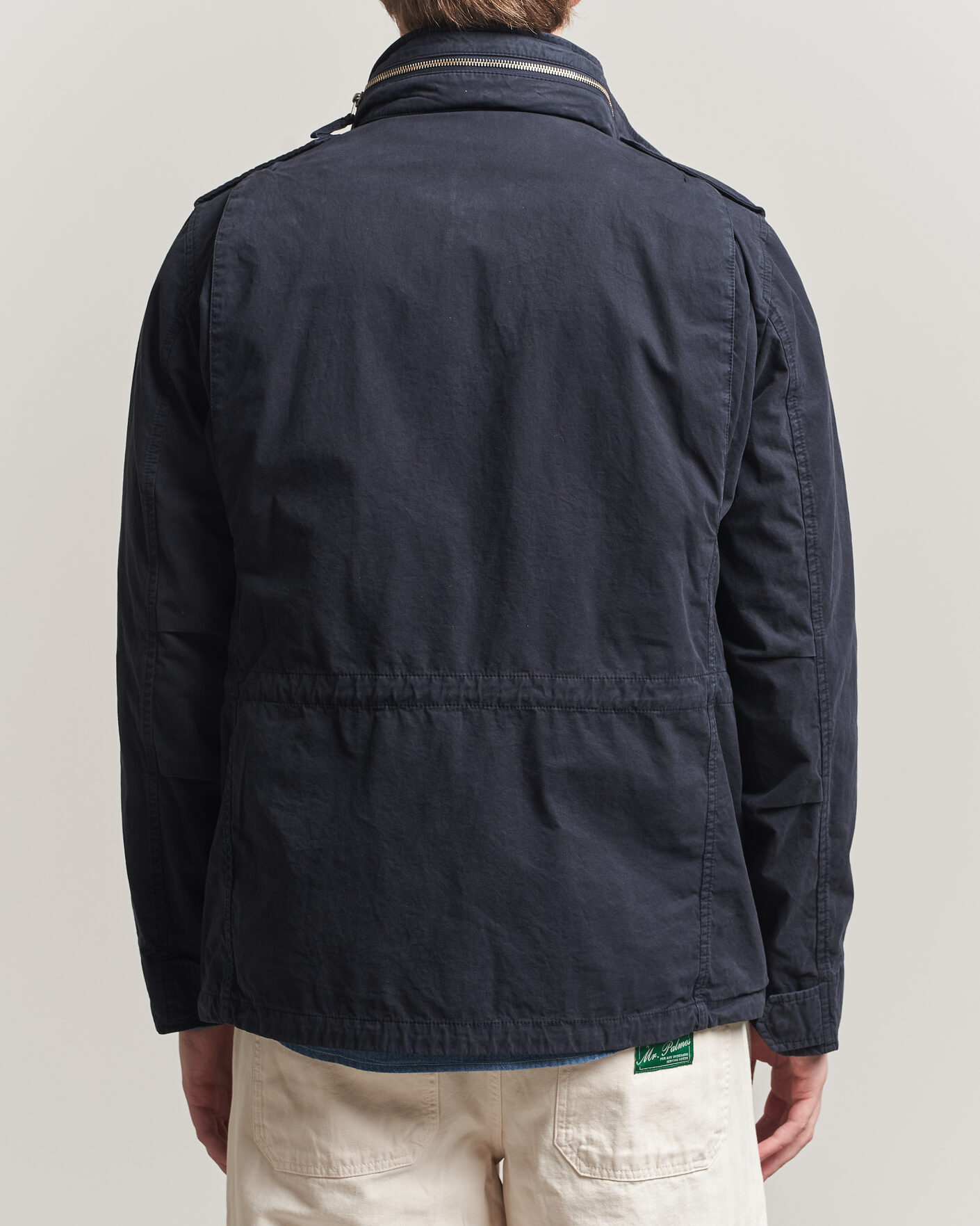 Mies | Takit | Aspesi | Washed Cotton Field Jacket Navy