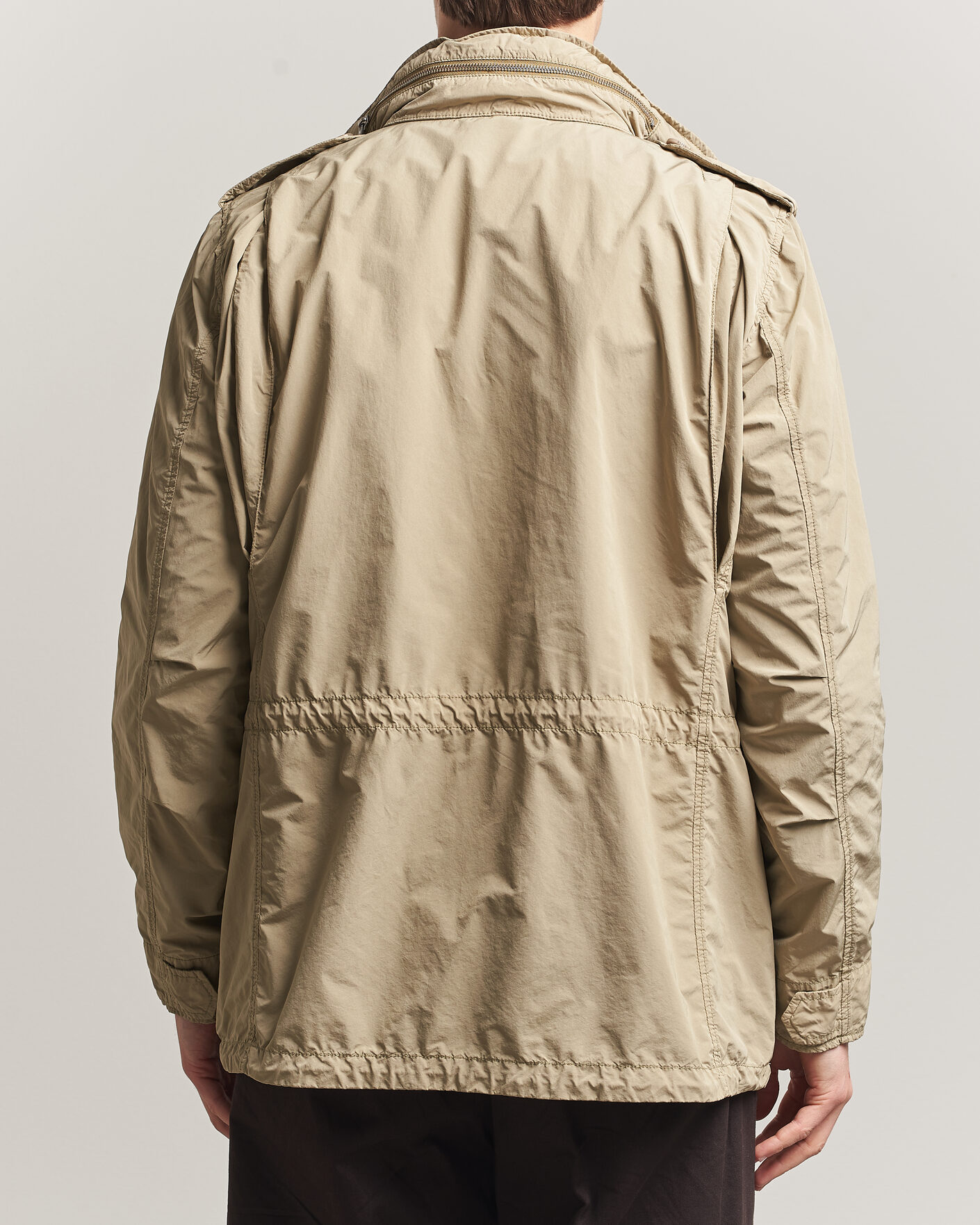 Mies | Takit | Aspesi | Garment Dyed Field Jacket Sand