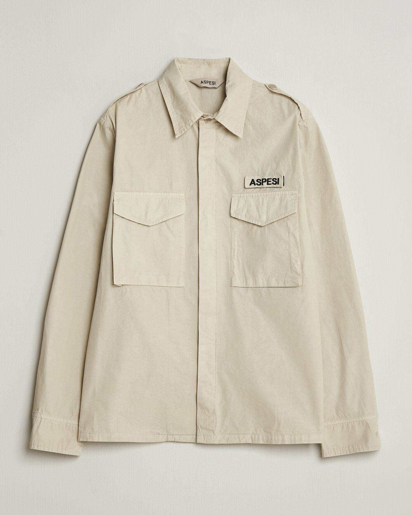 Mies | Takit | Aspesi | Cotton Field Shirt Sand