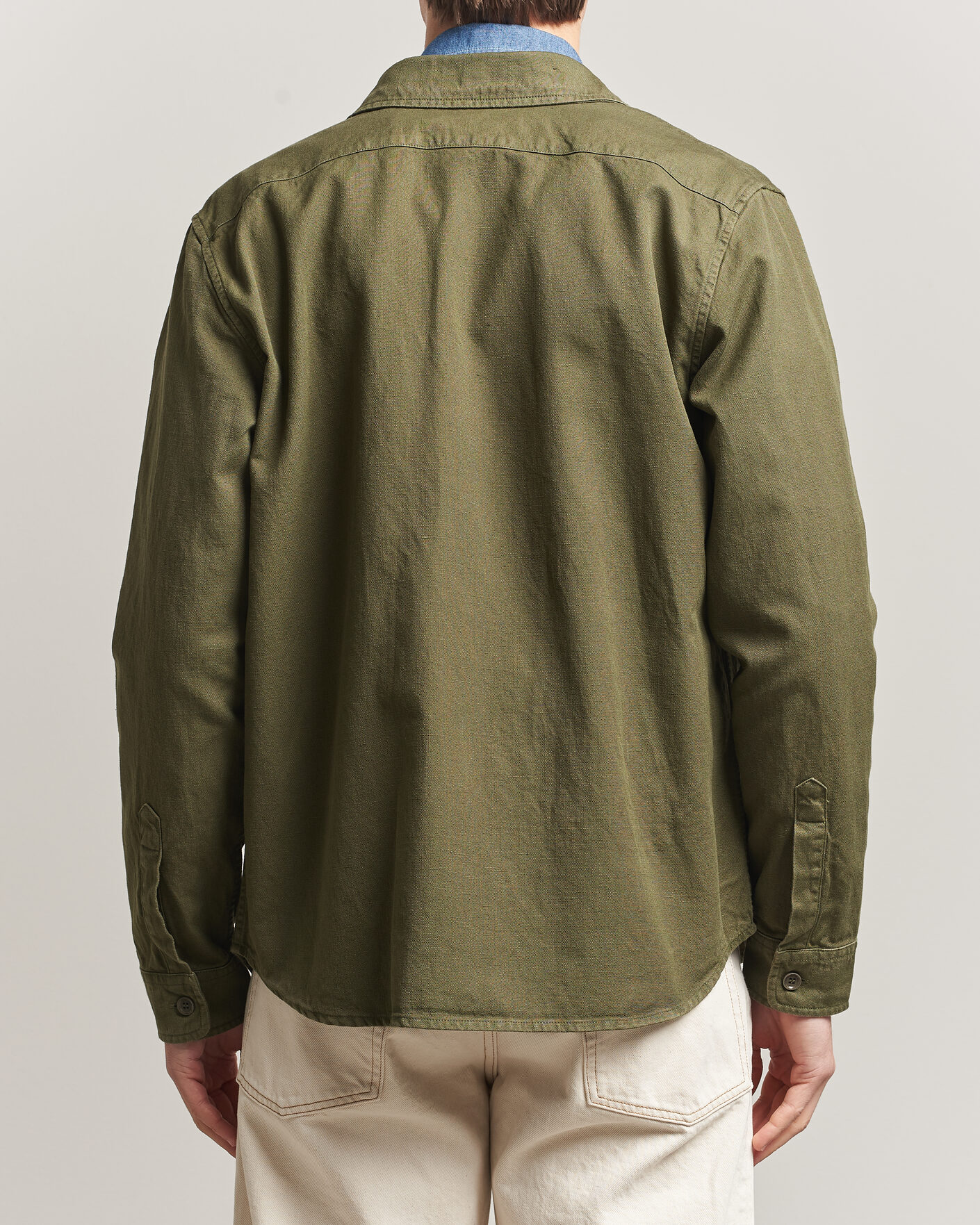 Mies | Takit | Aspesi | Garment Dyed Utility Shirt Military