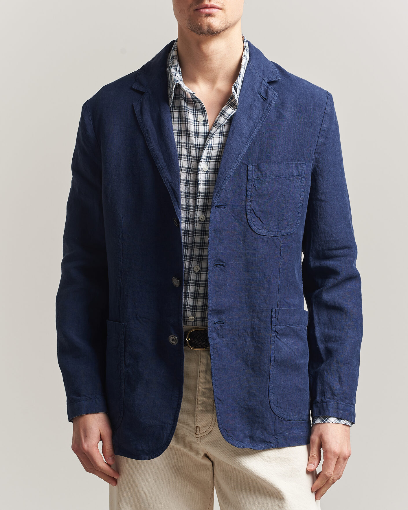 Mies | Pikkutakit | Aspesi | Samuraki Linen Blazer Navy