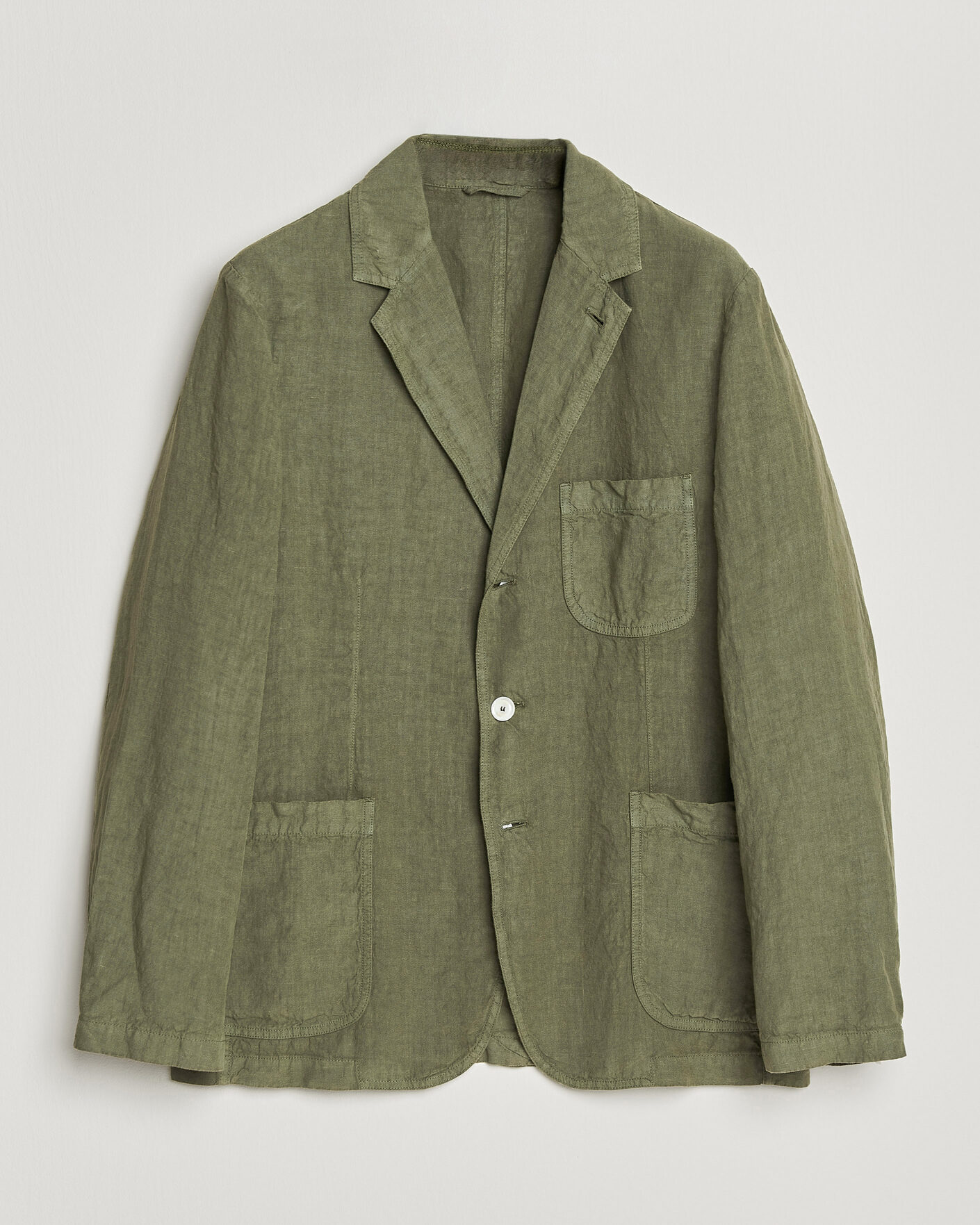 Mies | Pikkutakit | Aspesi | Samuraki Linen Blazer Military