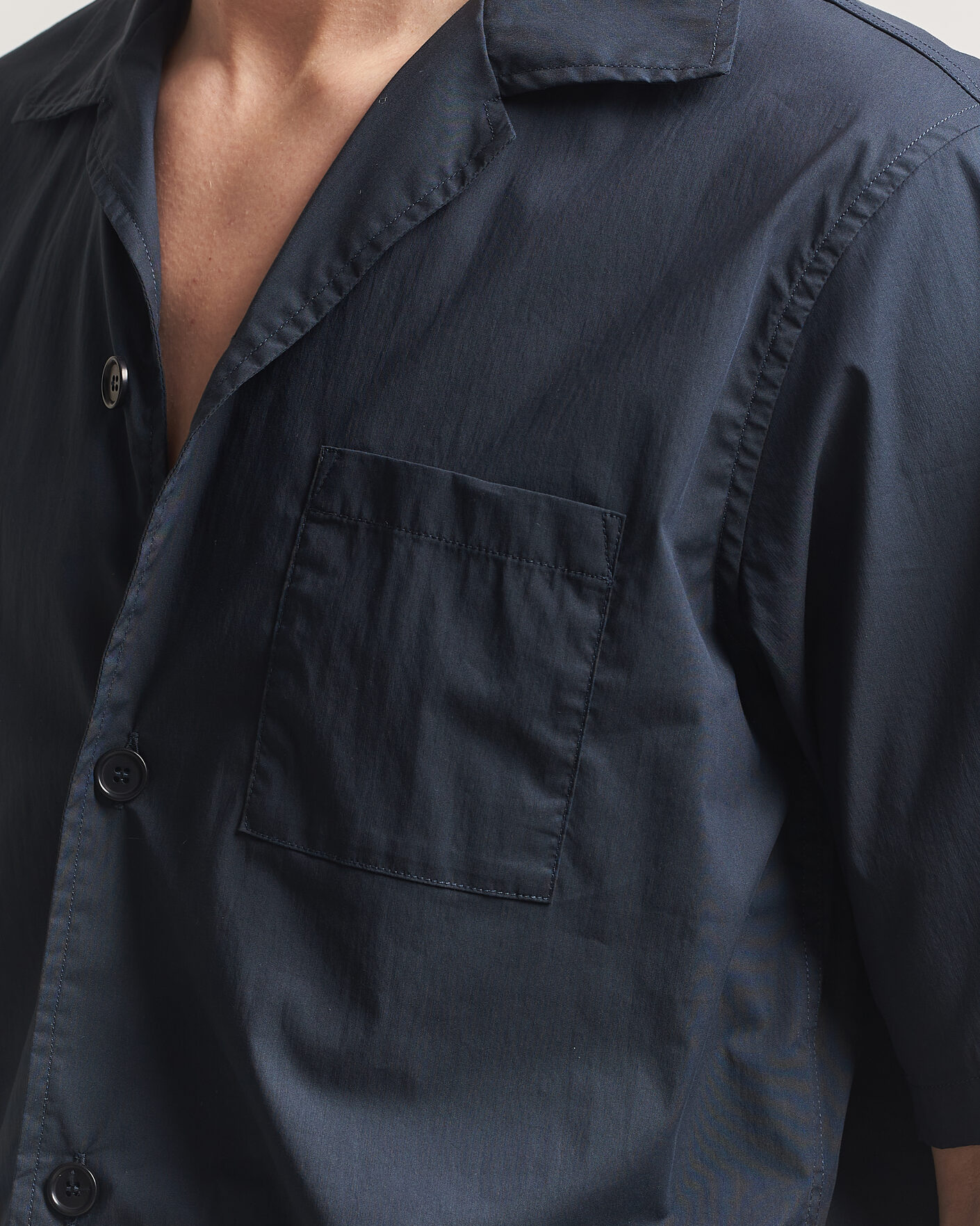 Mies | Kauluspaidat | Aspesi | Ago Short Sleeve Shirt Navy