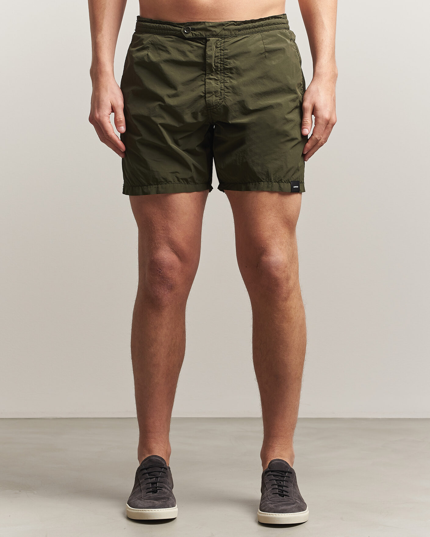 Mies | Uimahousut | Aspesi | Caprese Nylon Swim Trunks Military
