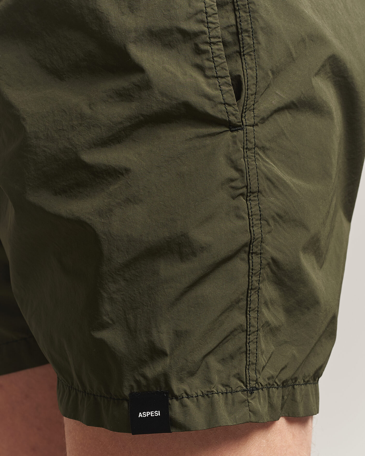 Mies | Uimahousut | Aspesi | Caprese Nylon Swim Trunks Military