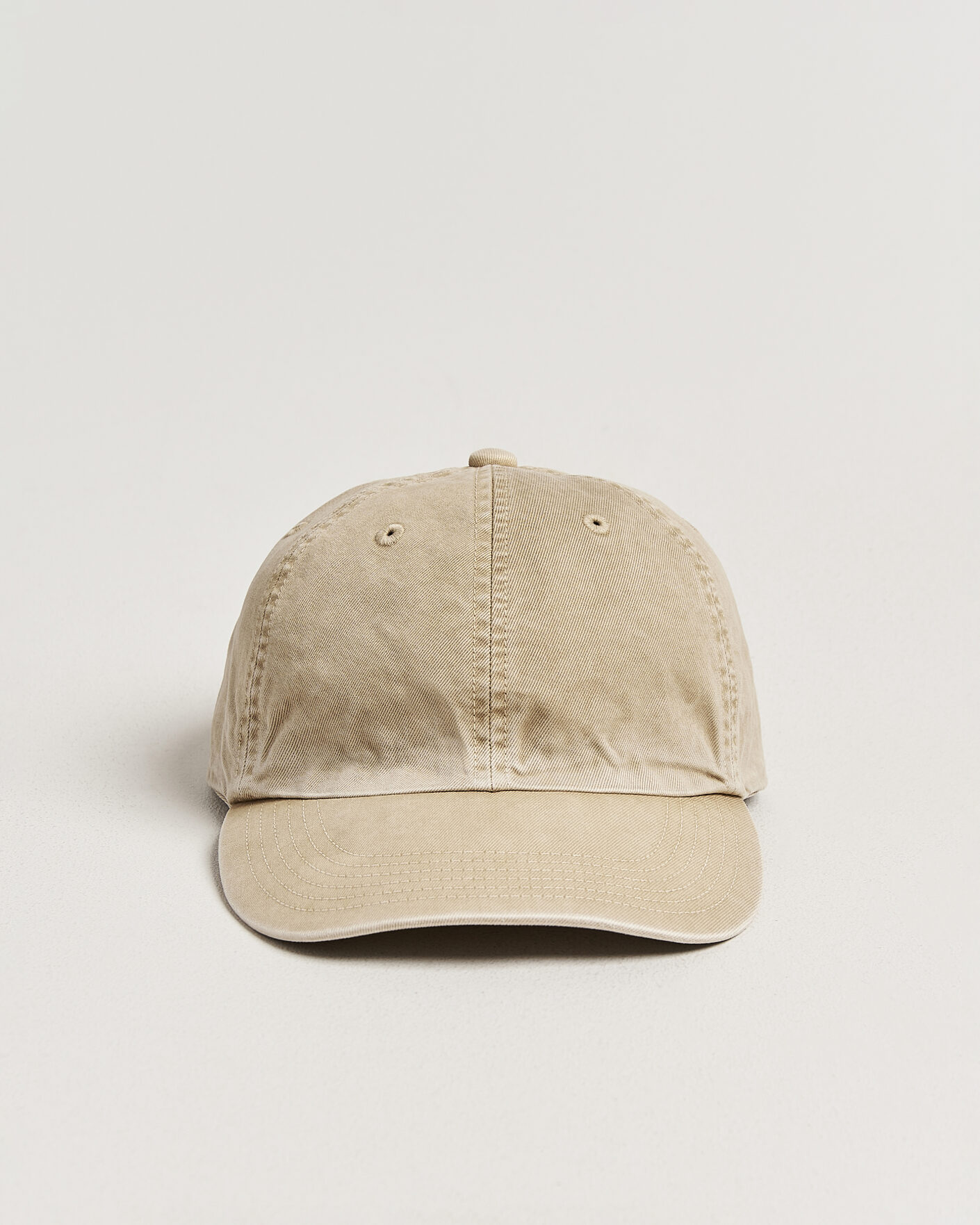 Mies | Päähineet | Auralee | Garment Dyed Finx Baseball Cap Light Beige