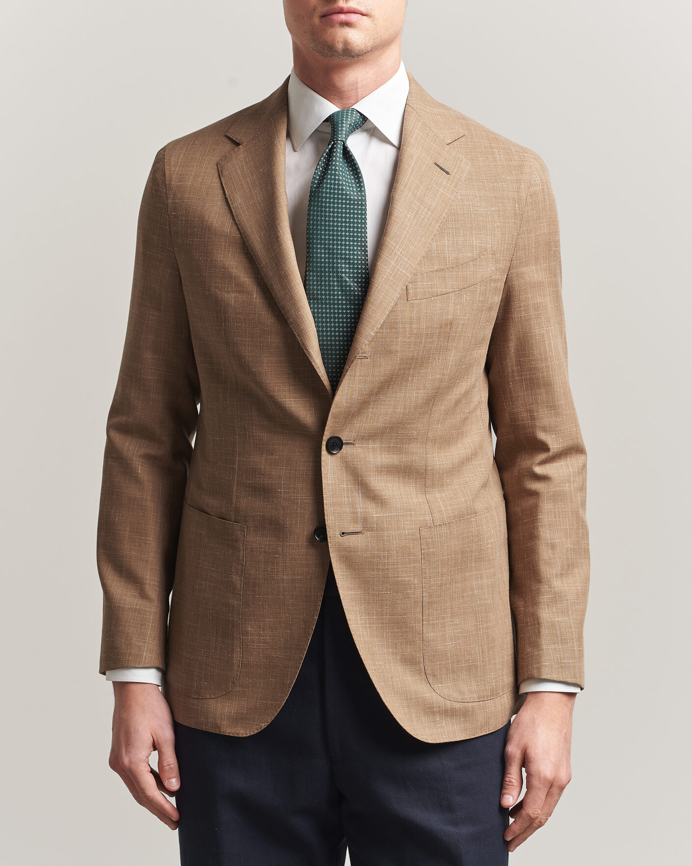 Mies | Pikkutakit | Caruso | Aida Wool/Silk Blazer Brown