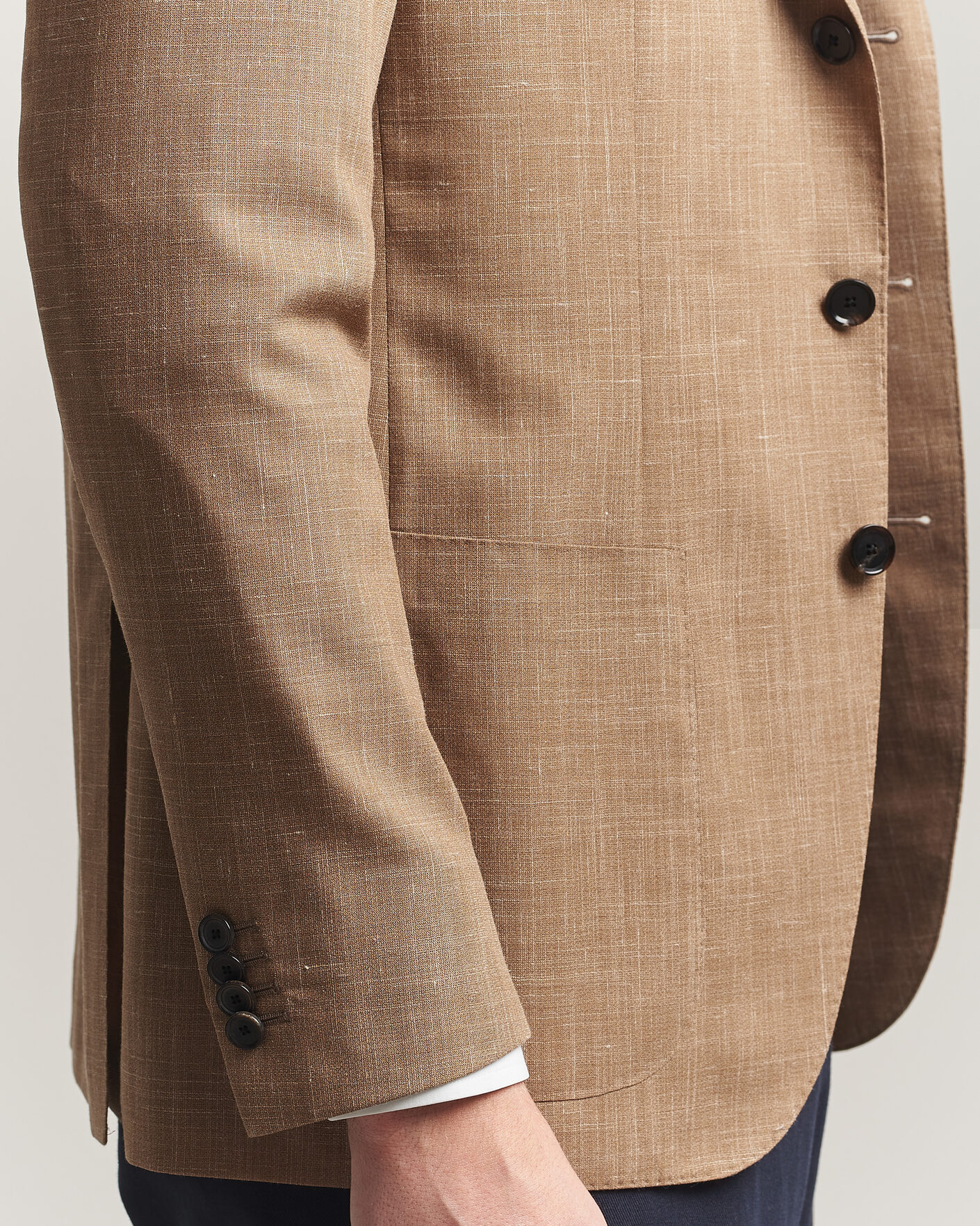 Mies | Pikkutakit | Caruso | Aida Wool/Silk Blazer Brown