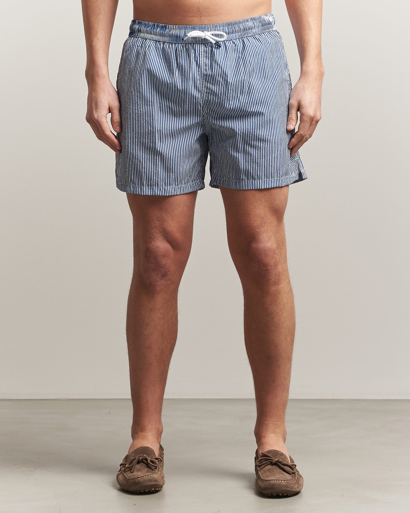 Mies | Uimahousut | Fedeli | Madeira Swim Trunk Blue Stripes