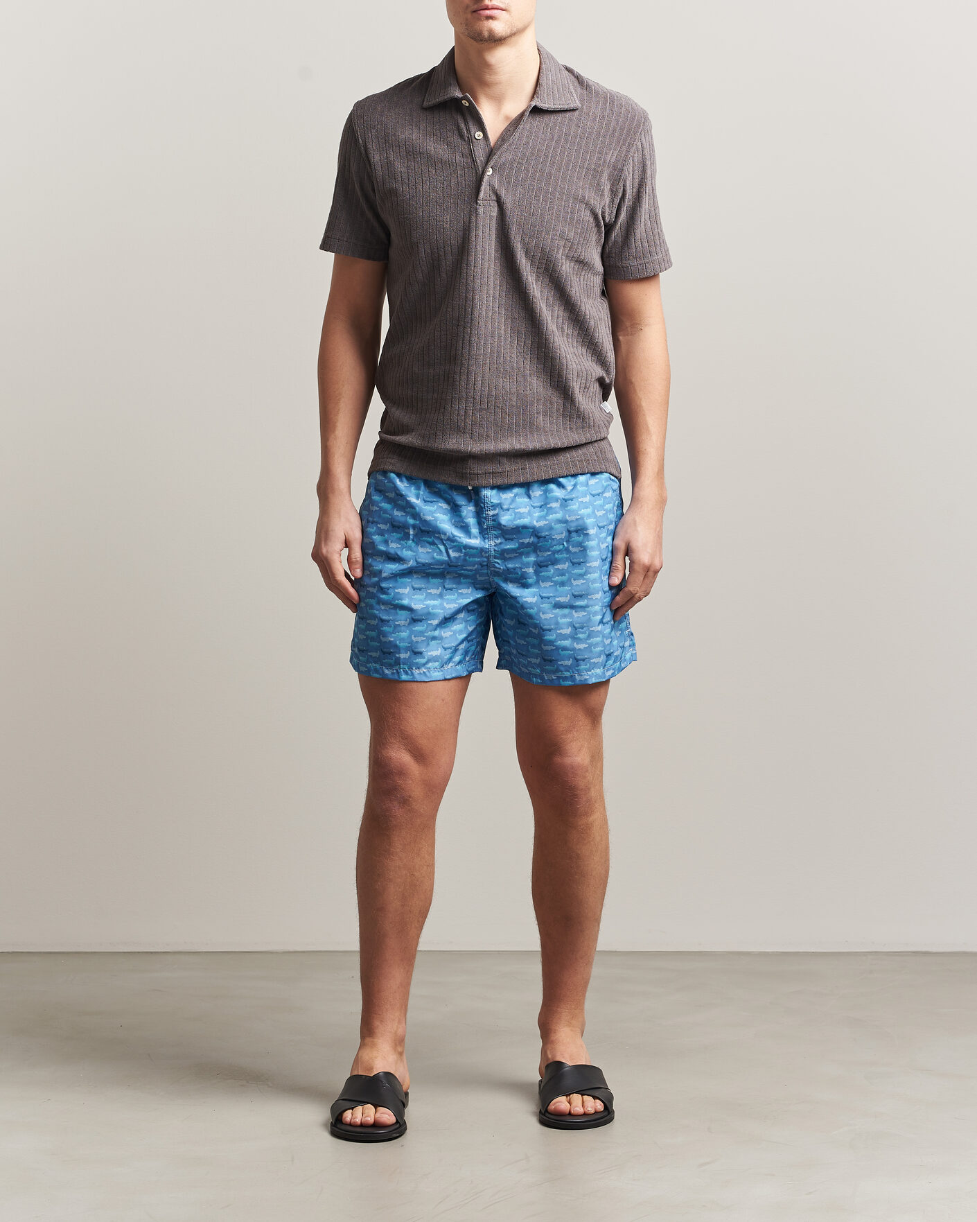 Mies | Uimahousut | Fedeli | Madeira Swim Trunk Blue Crocs