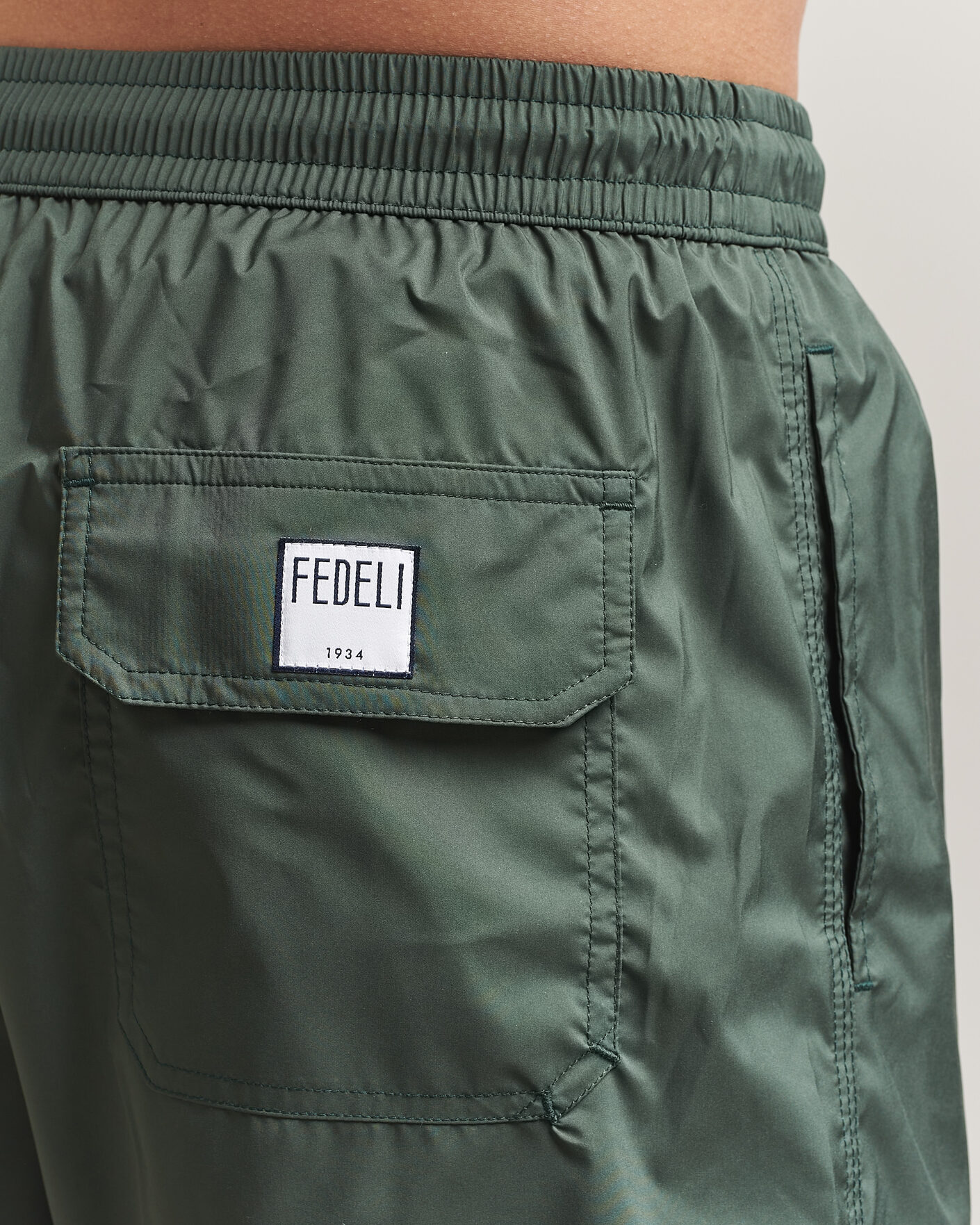 Mies | Uimahousut | Fedeli | Madeira Swim Trunk Dark Green
