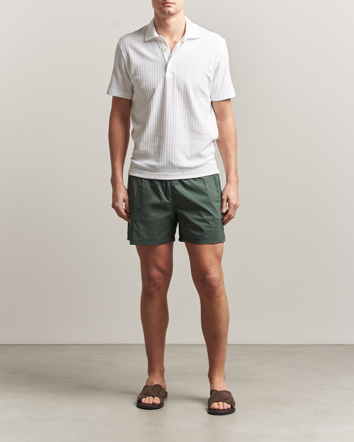 Mies | Pikeet | Fedeli | Rib Terry Polo White