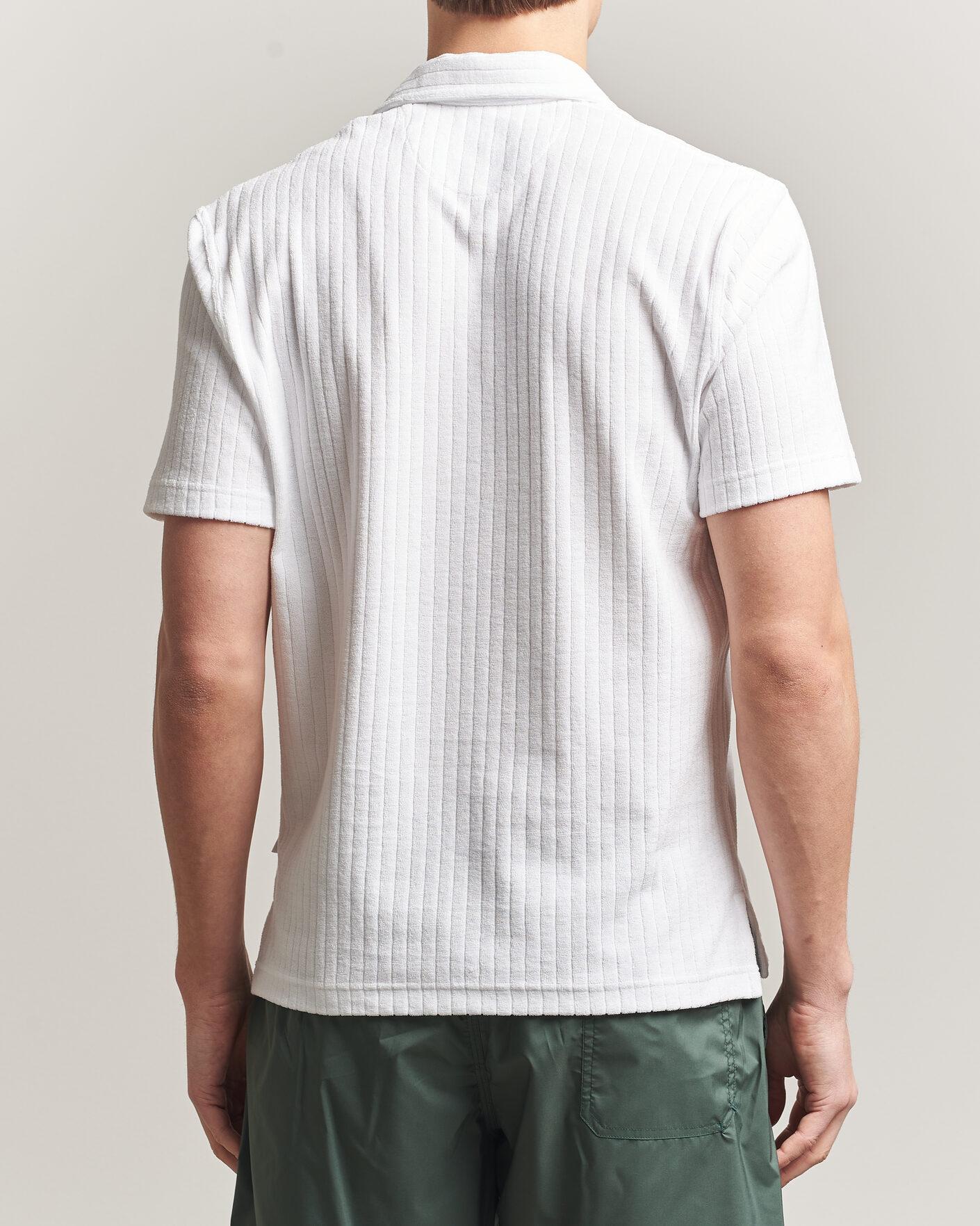 Mies | Pikeet | Fedeli | Rib Terry Polo White