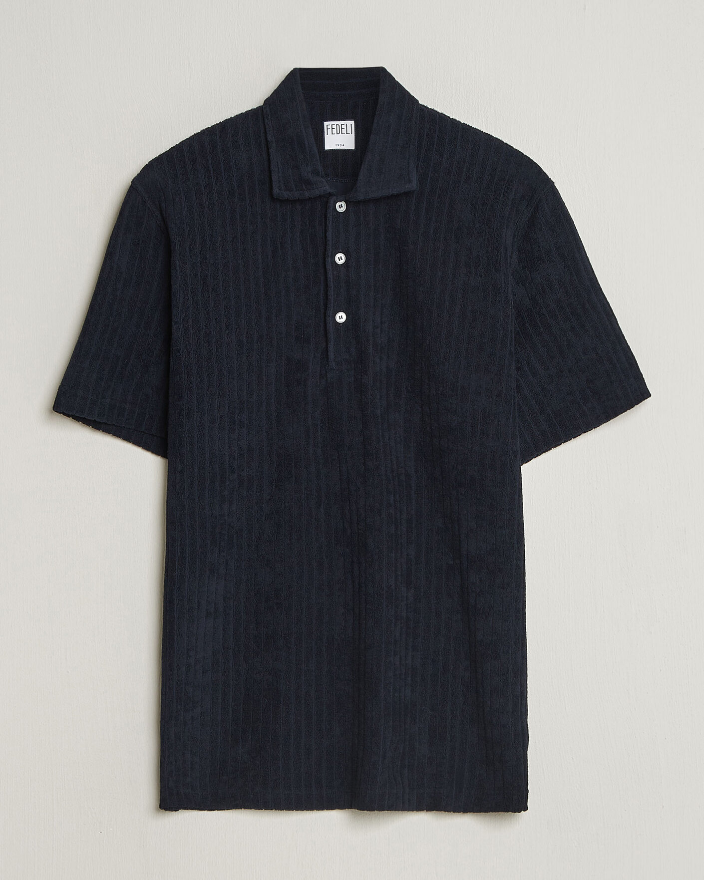 Mies | Pikeet | Fedeli | Rib Terry Polo Navy