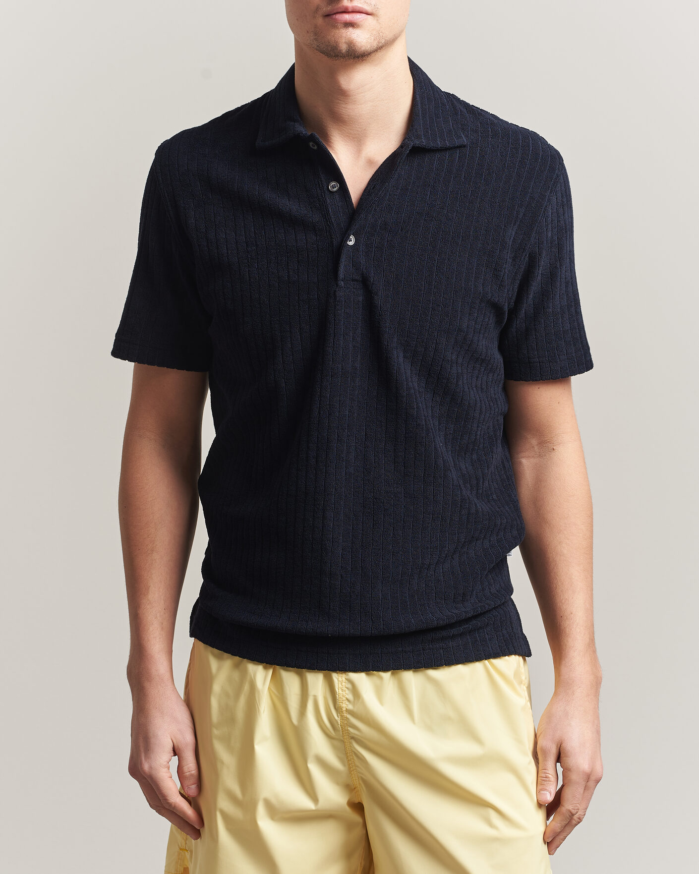 Mies | Pikeet | Fedeli | Rib Terry Polo Navy