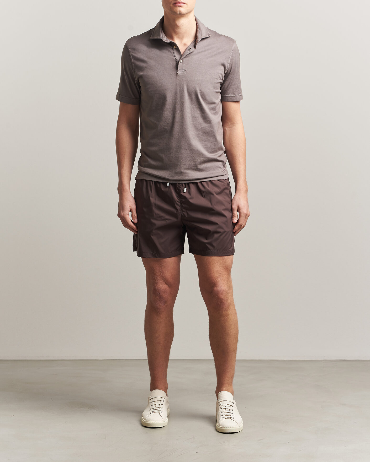 Mies | Pikeet | Fedeli | Zero Organic Cotton Polo Taupe