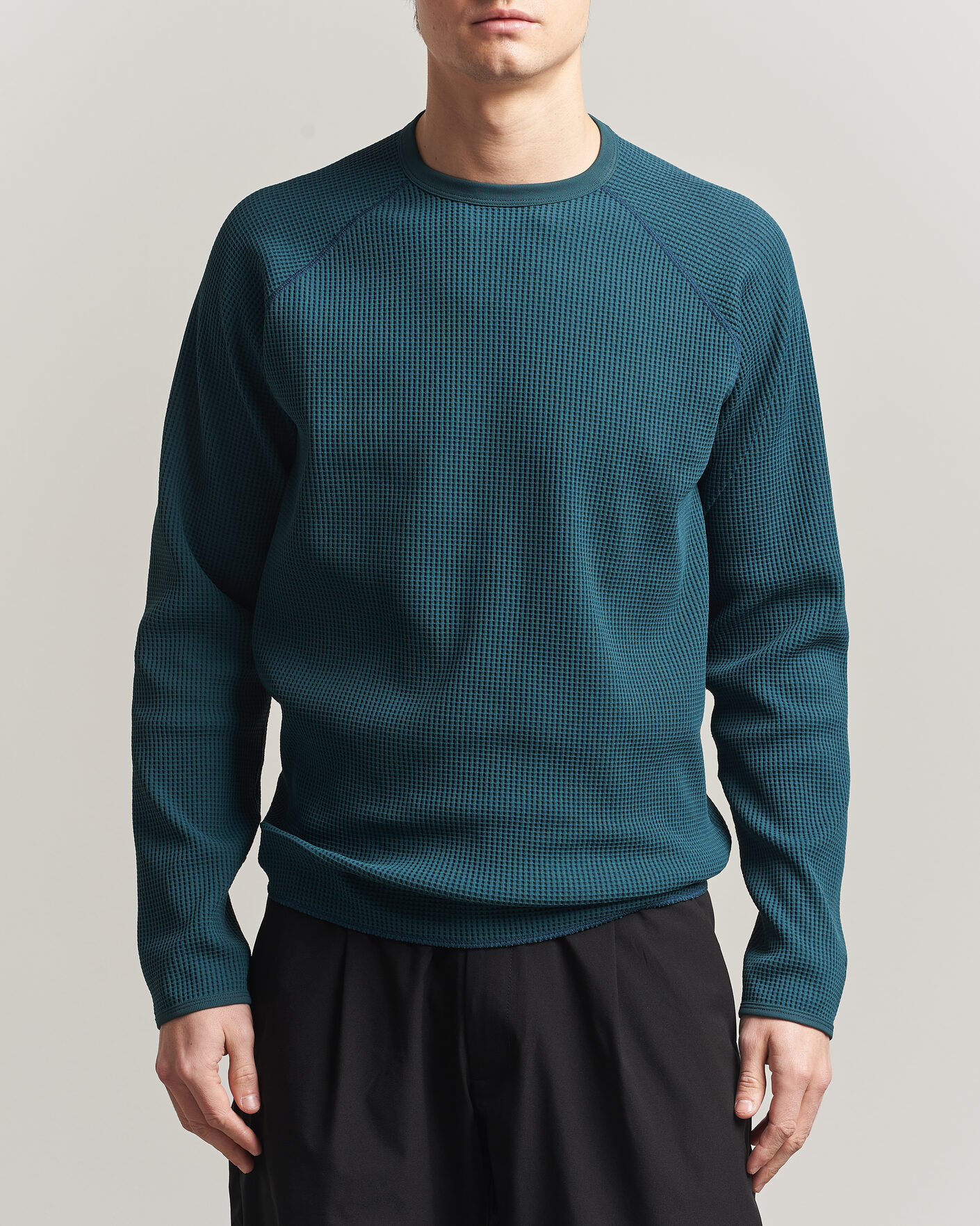 Mies | T-paidat | Goldwin | WF Light Long Sleeve T-Shirt Kokiran Green