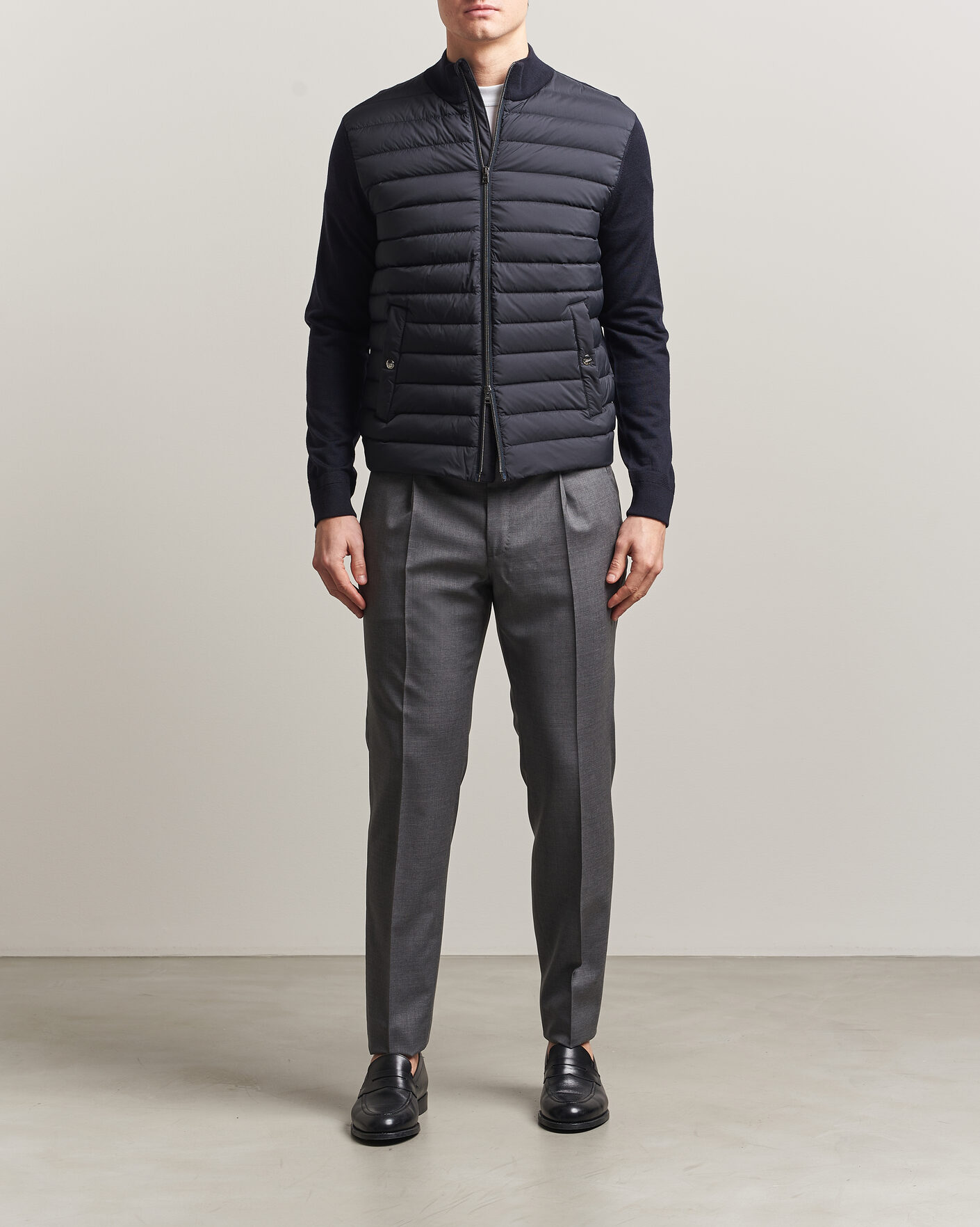 Mies | Takit | Herno | Luxury Hybrid Jacket Navy