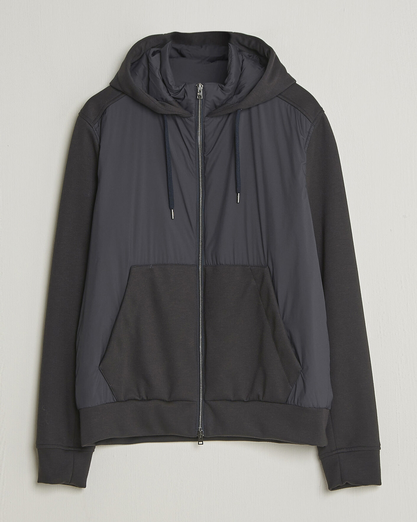 Mies | Takit | Herno | Hooded Hybrid Jacket Navy