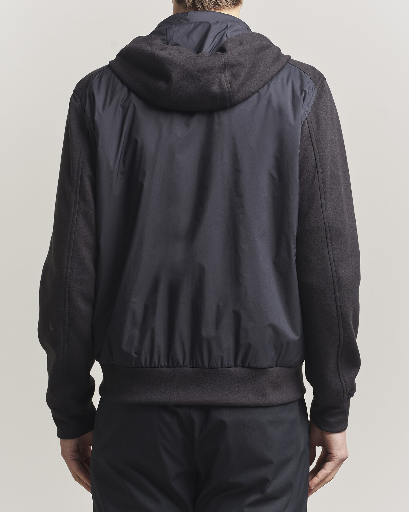 Mies | Takit | Herno | Hooded Hybrid Jacket Navy