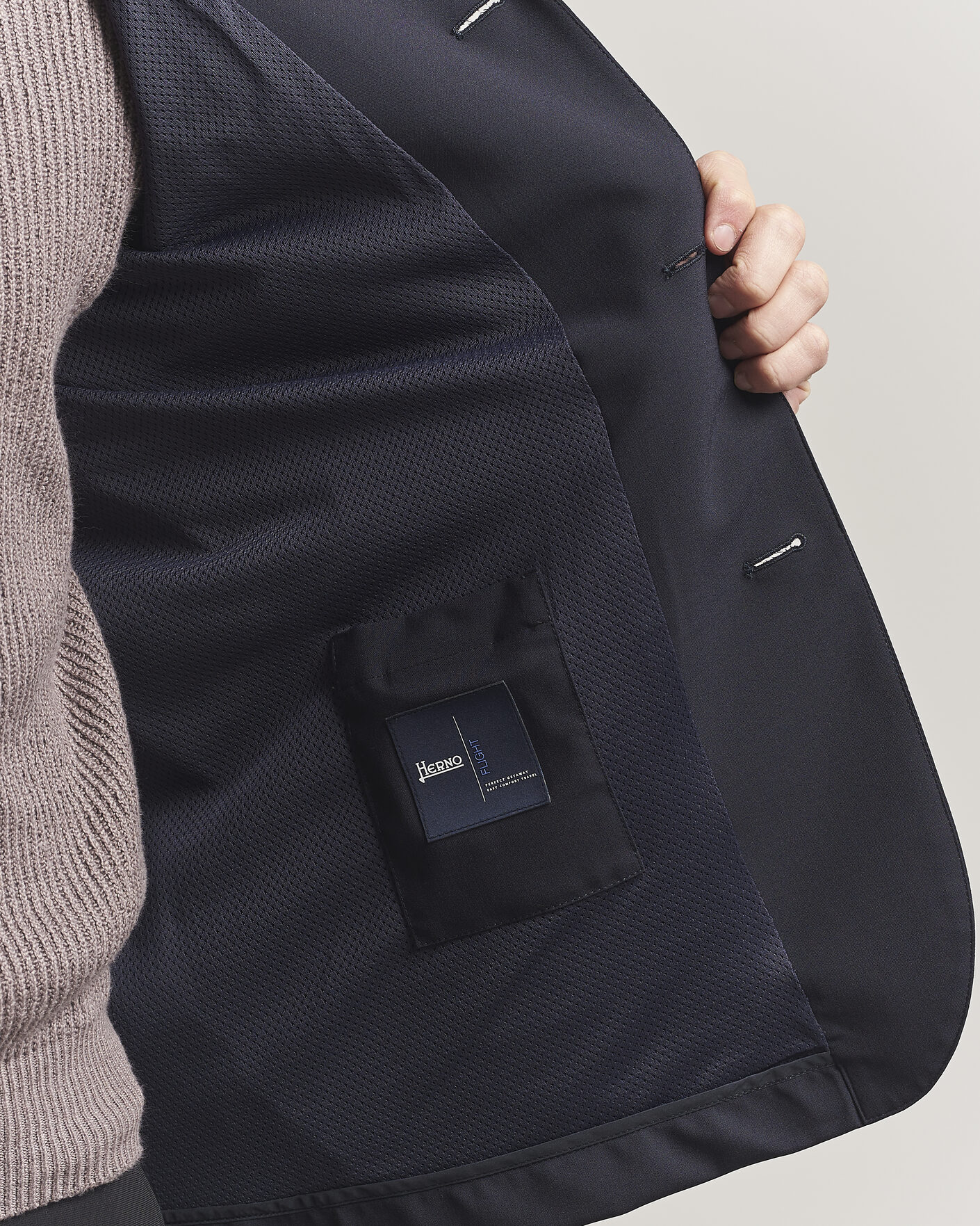 Mies | Takit | Herno | Travel Wool Chore Jacket Navy