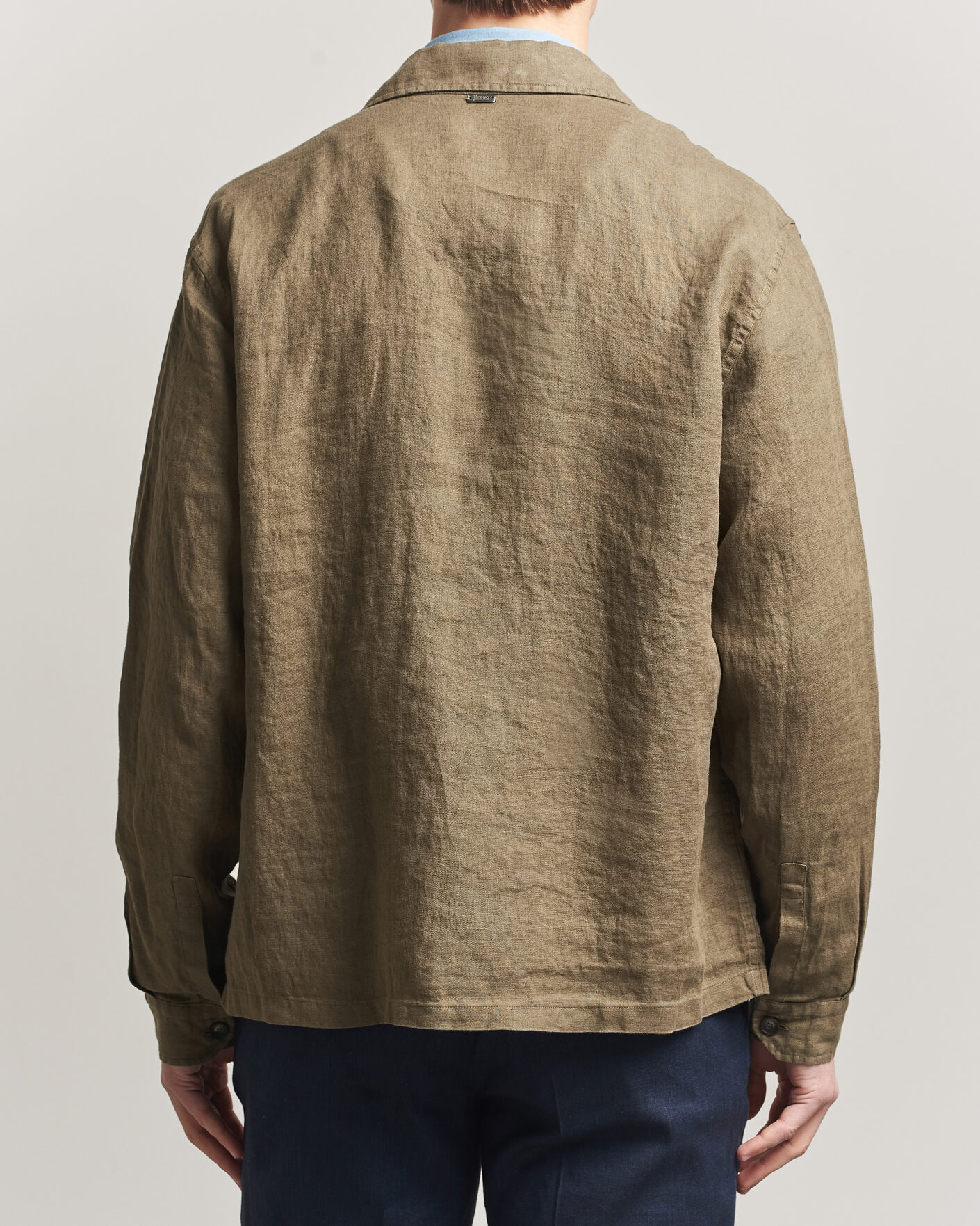 Mies | Takit | Herno | Linen Safari Jacket Military