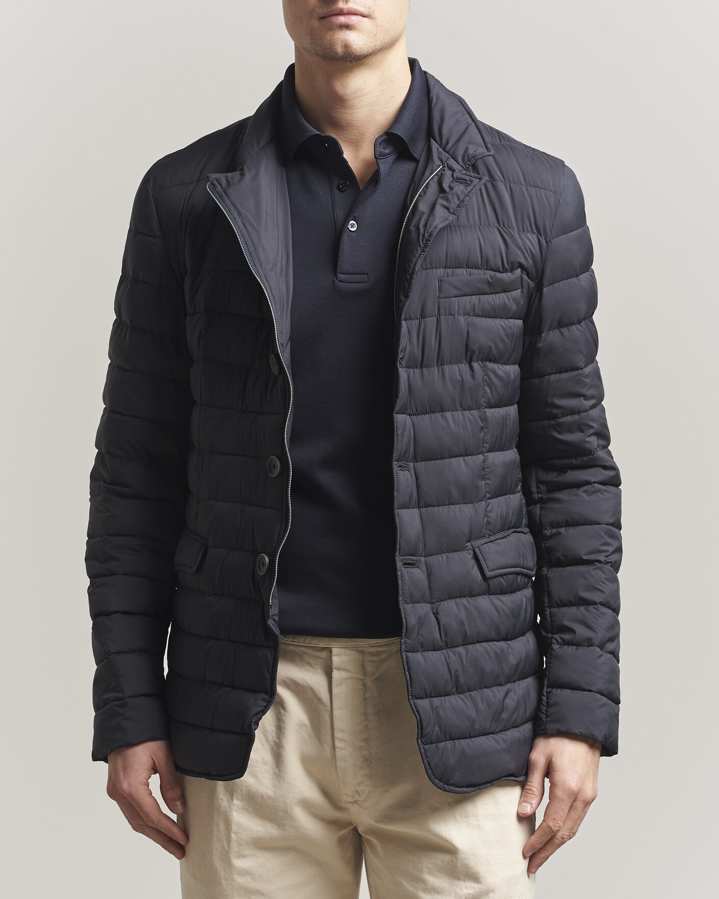 Mies | Takit | Herno | Nuage Matt Nylon Blazer Navy