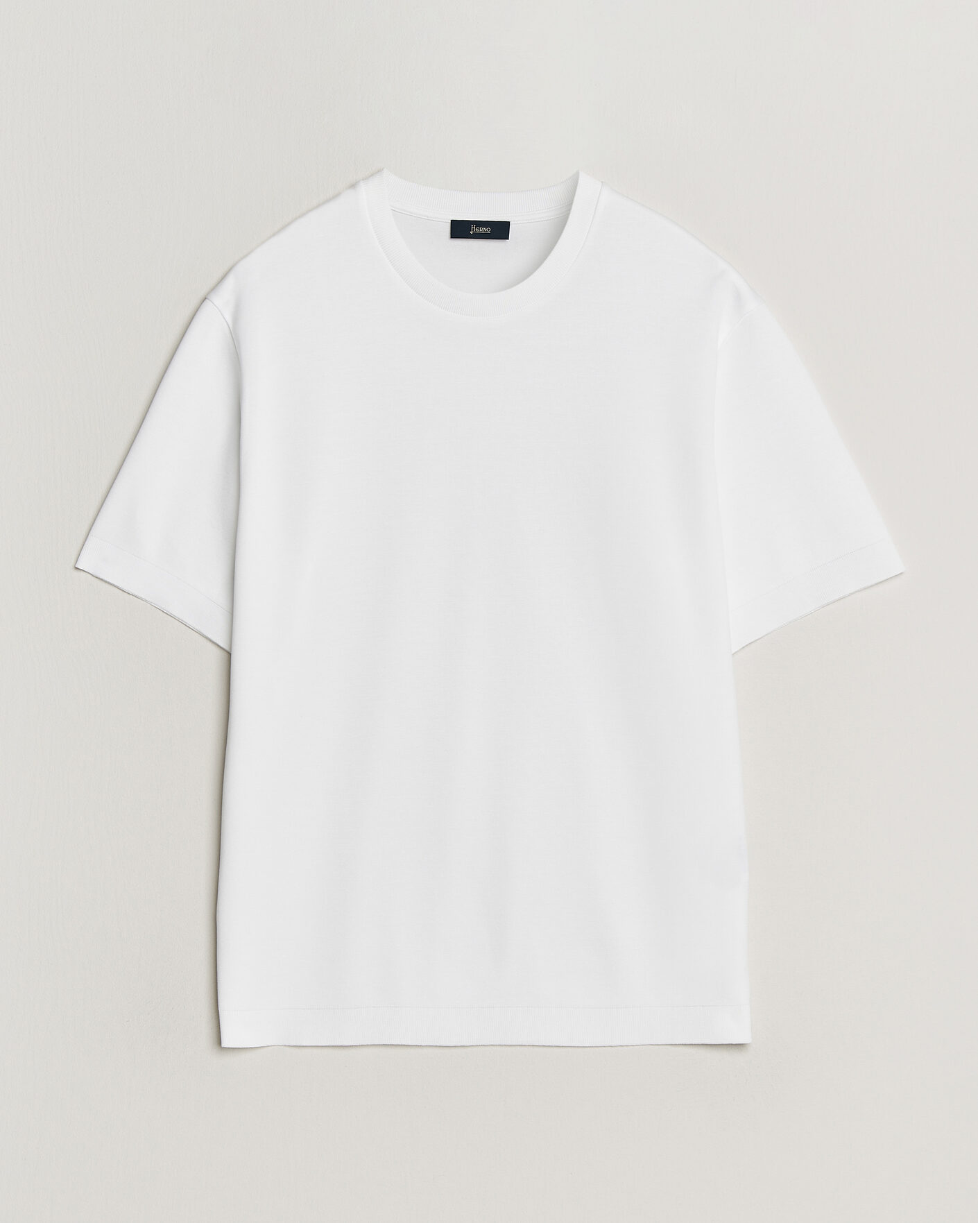 Mies | T-paidat | Herno | Micro Piquet T-Shirt White