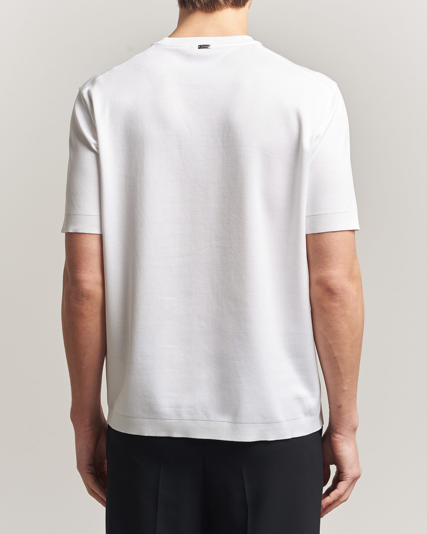 Mies | T-paidat | Herno | Micro Piquet T-Shirt White