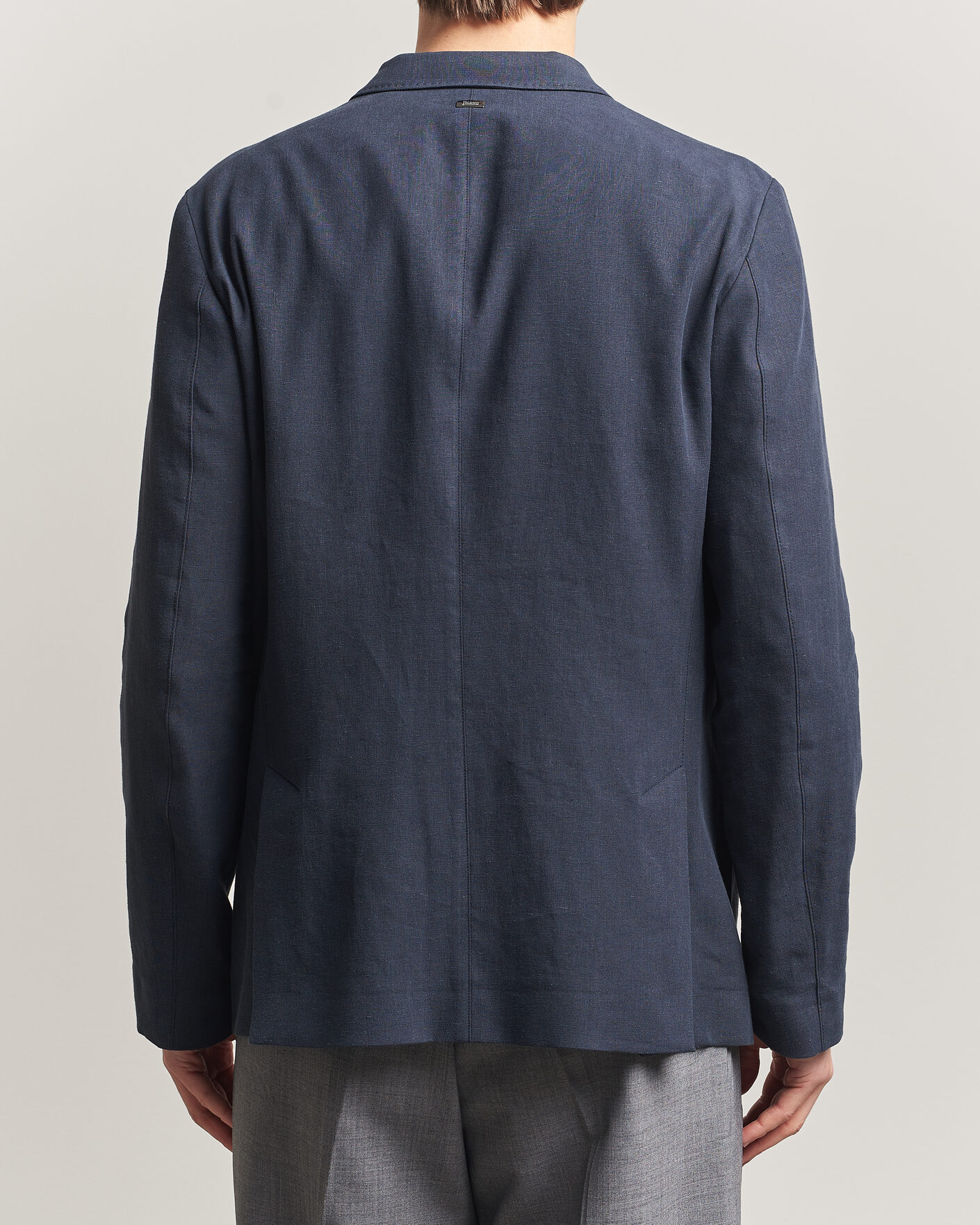 Mies | Pikkutakit | Herno | Cotton/Linen Blazer Navy