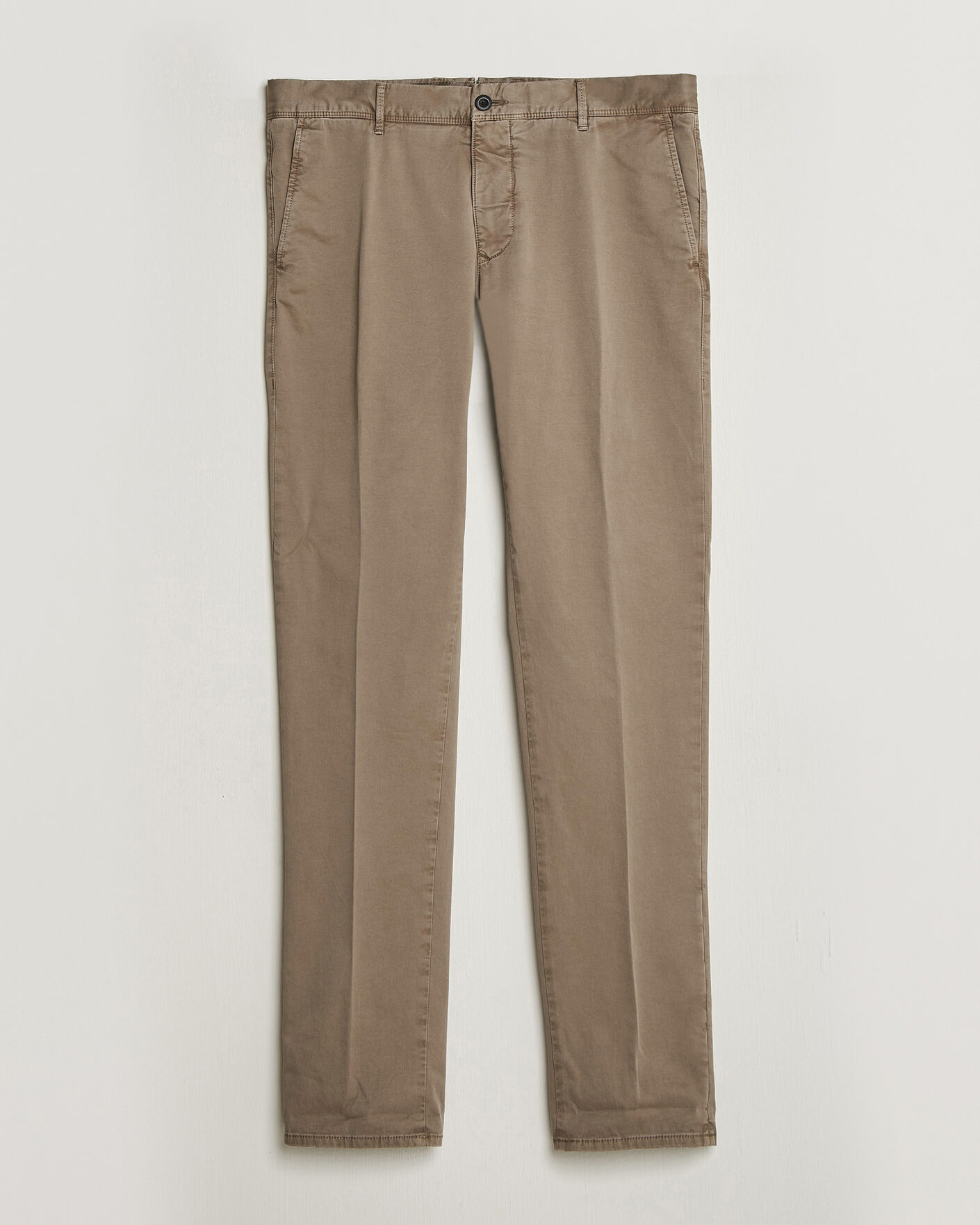 Mies | Housut | Incotex | Slim Fit Garment Dyed Slacks Taupe