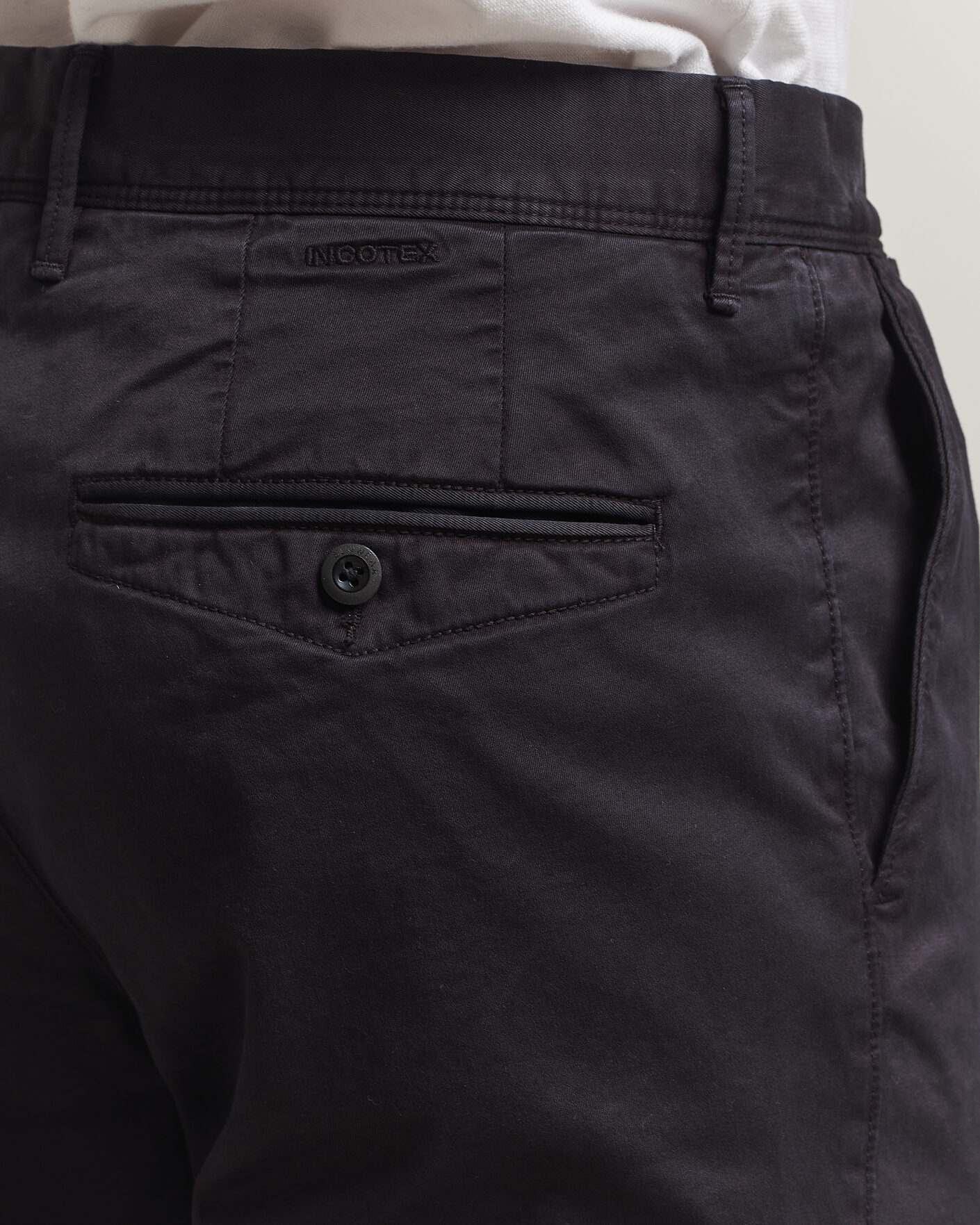 Mies | Housut | Incotex | Regular Fit Garment Dyed Slacks Navy