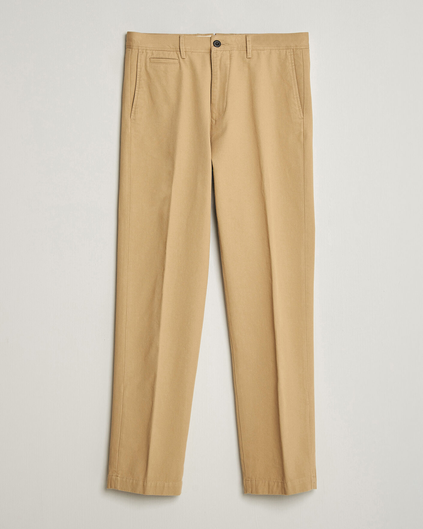 Mies | Housut | Incotex | Regular Fit Uniform Cotton Slacks Khaki
