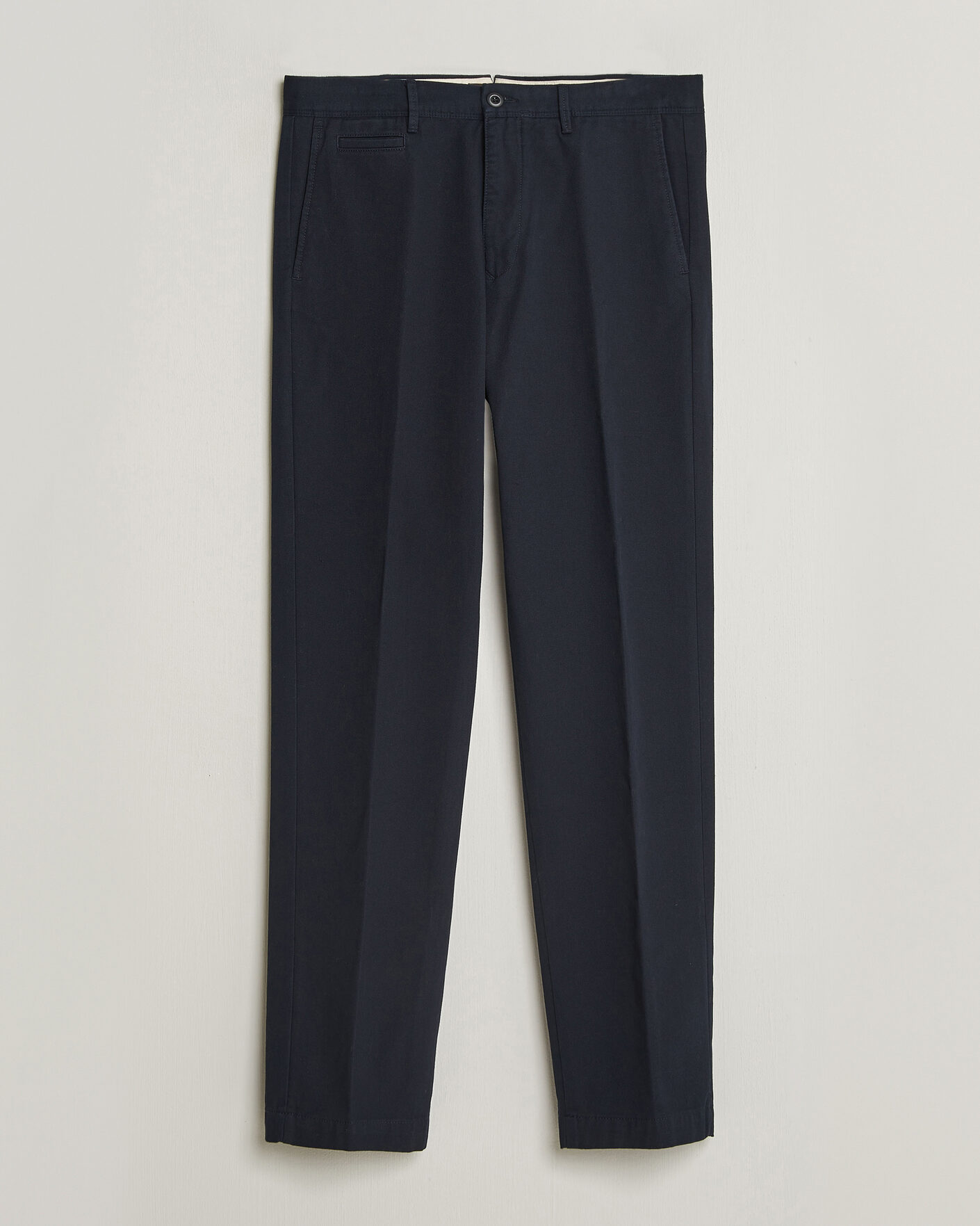 Mies | Housut | Incotex | Regular Fit Uniform Cotton Slacks Navy